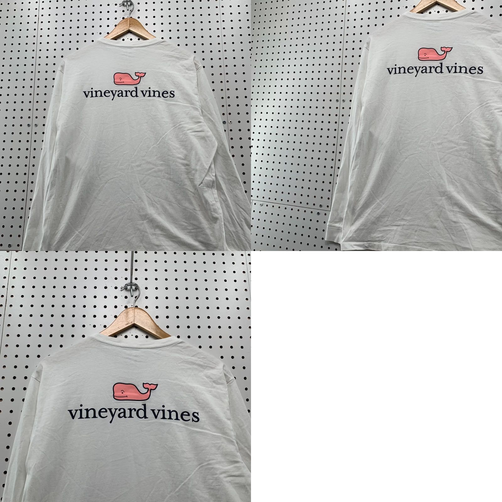 Vineyard Vines VINEYARD VINES Pocket Shirt Mens M Long Sleeve White Pink Whale Shirt Size US M / EU 48-50 / 2 - 10 Thumbnail