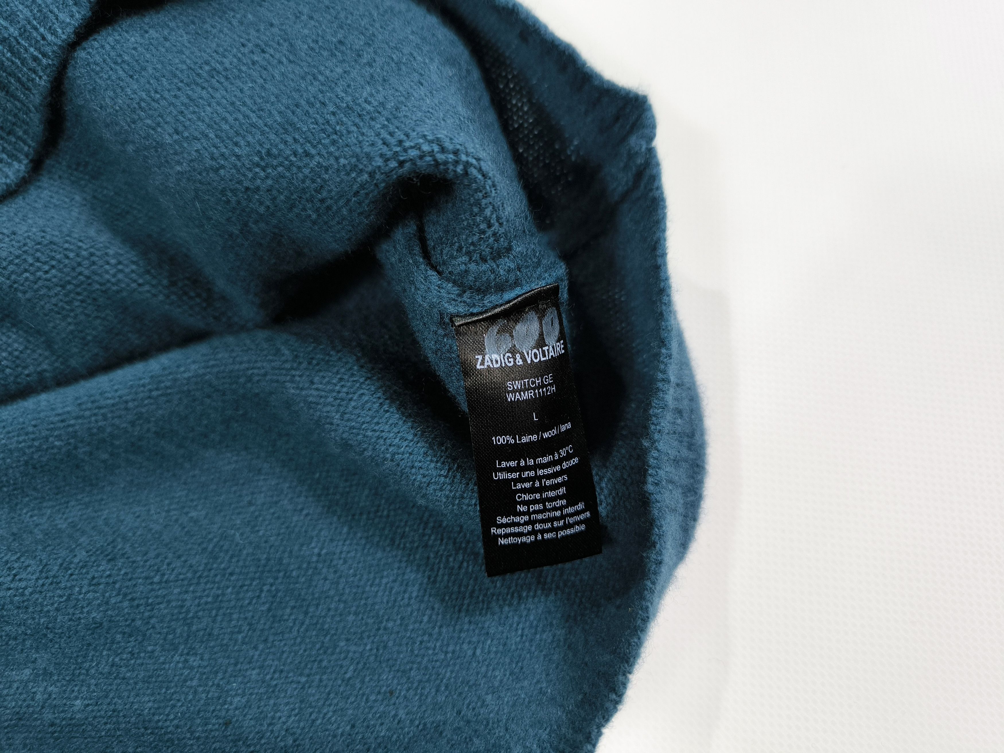 Zadig & Voltaire Zadig & Voltaire V-Neck Wool Sweater Size L Size L / US 10 / IT 46 - 7 Thumbnail