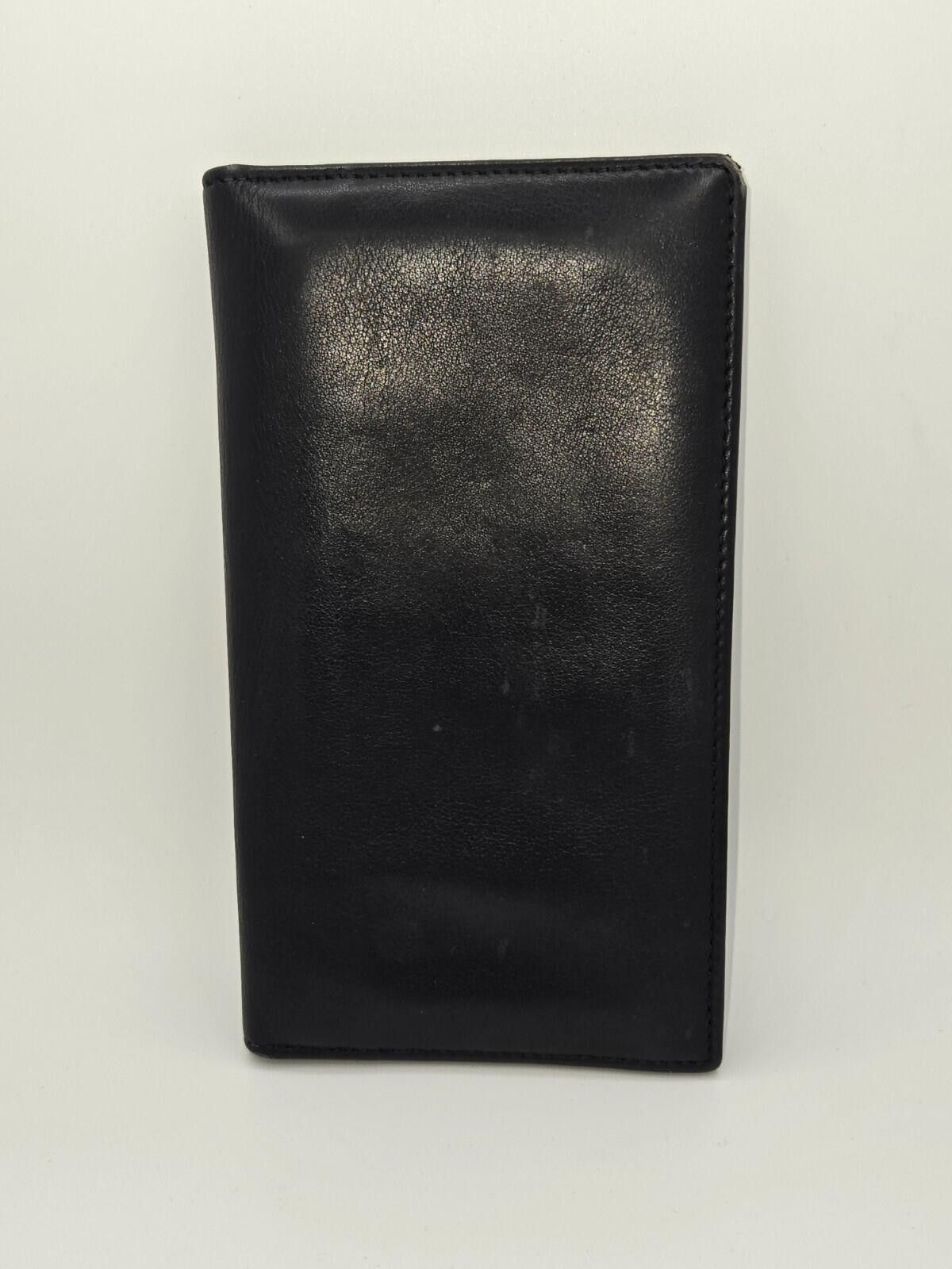 Bvlgari Bvgari Vintage Black Leather Long Wallet Bifold Card Holder Size ONE SIZE - 2 Thumbnail