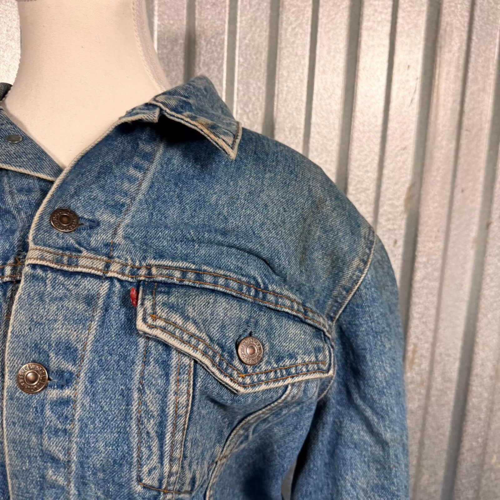 Levi's Levis true vintage denim jacket Size L / US 10 / IT 46 - 3 Thumbnail