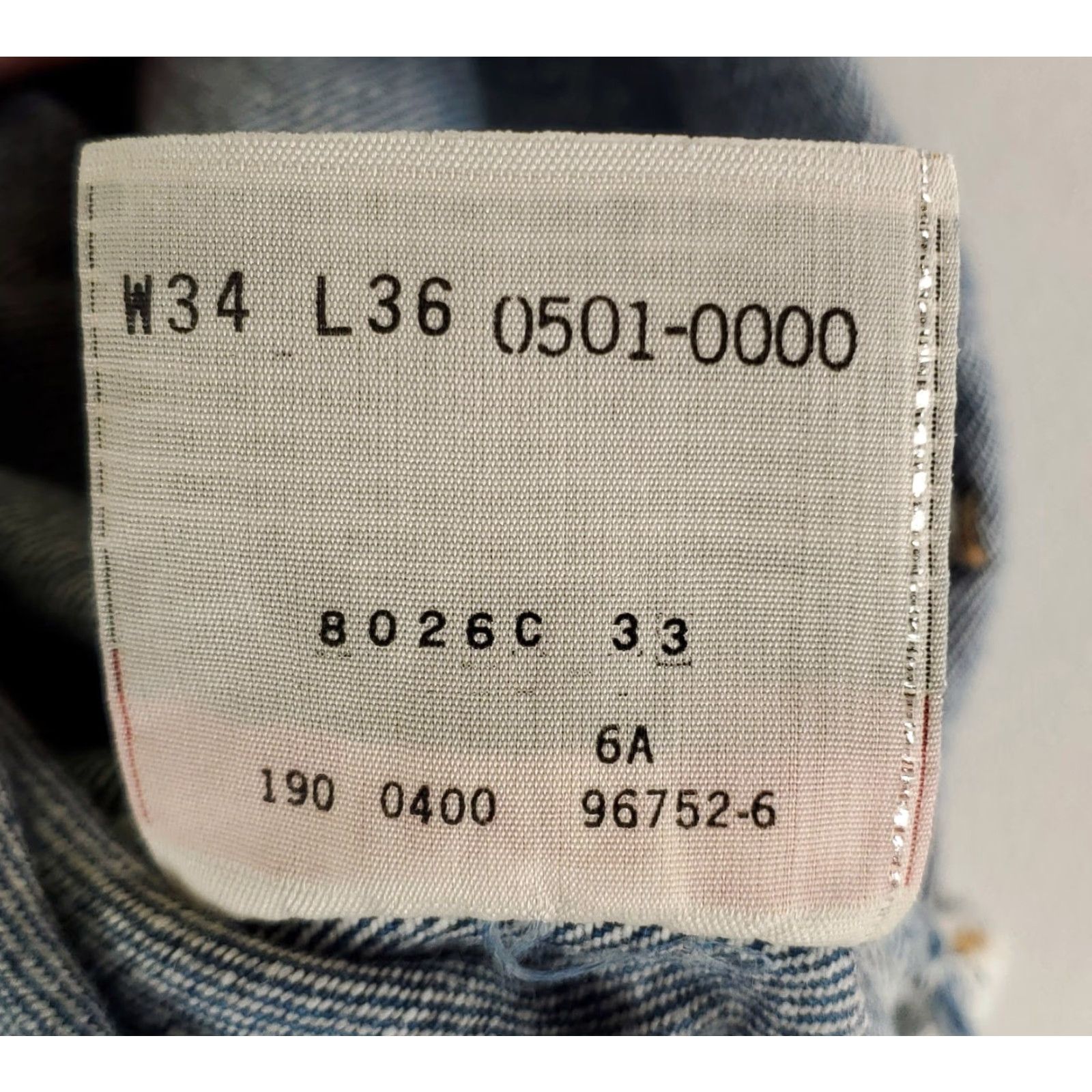 Levi's VINTAGE Levi's 501 xx 501xx VTG Y2K Blue Jeans Mens 32x32 Actual 34x36 Regular Men Blue Straight Jeans Mens Size US 32 / EU 48 - 6 Thumbnail