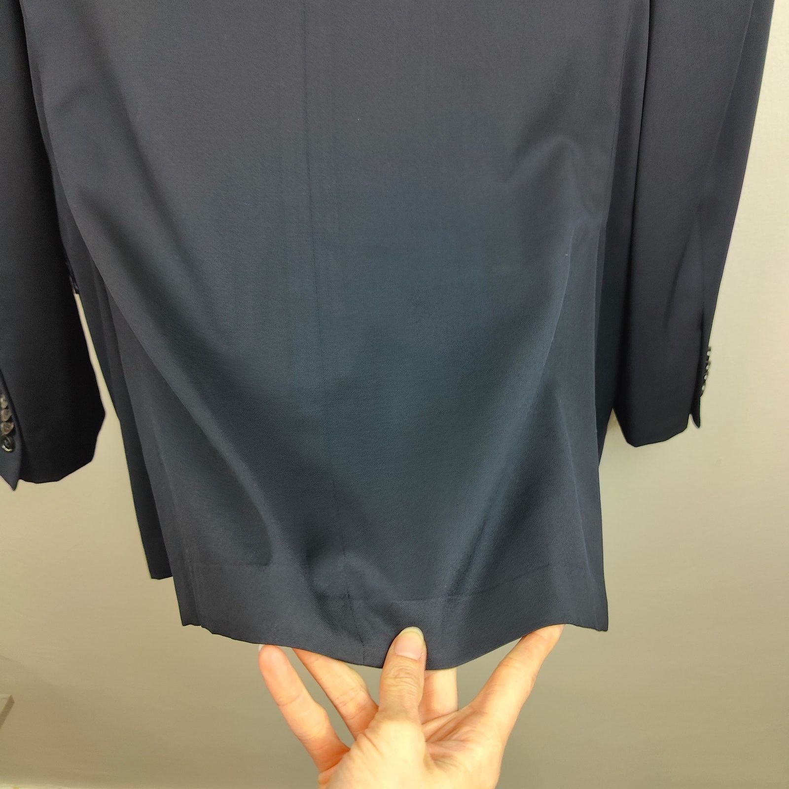 Ermenegildo Zegna Ermenegildo Zegna Blazer Mens 46L Navy Blue 100% Wool Size 46L - 5 Thumbnail