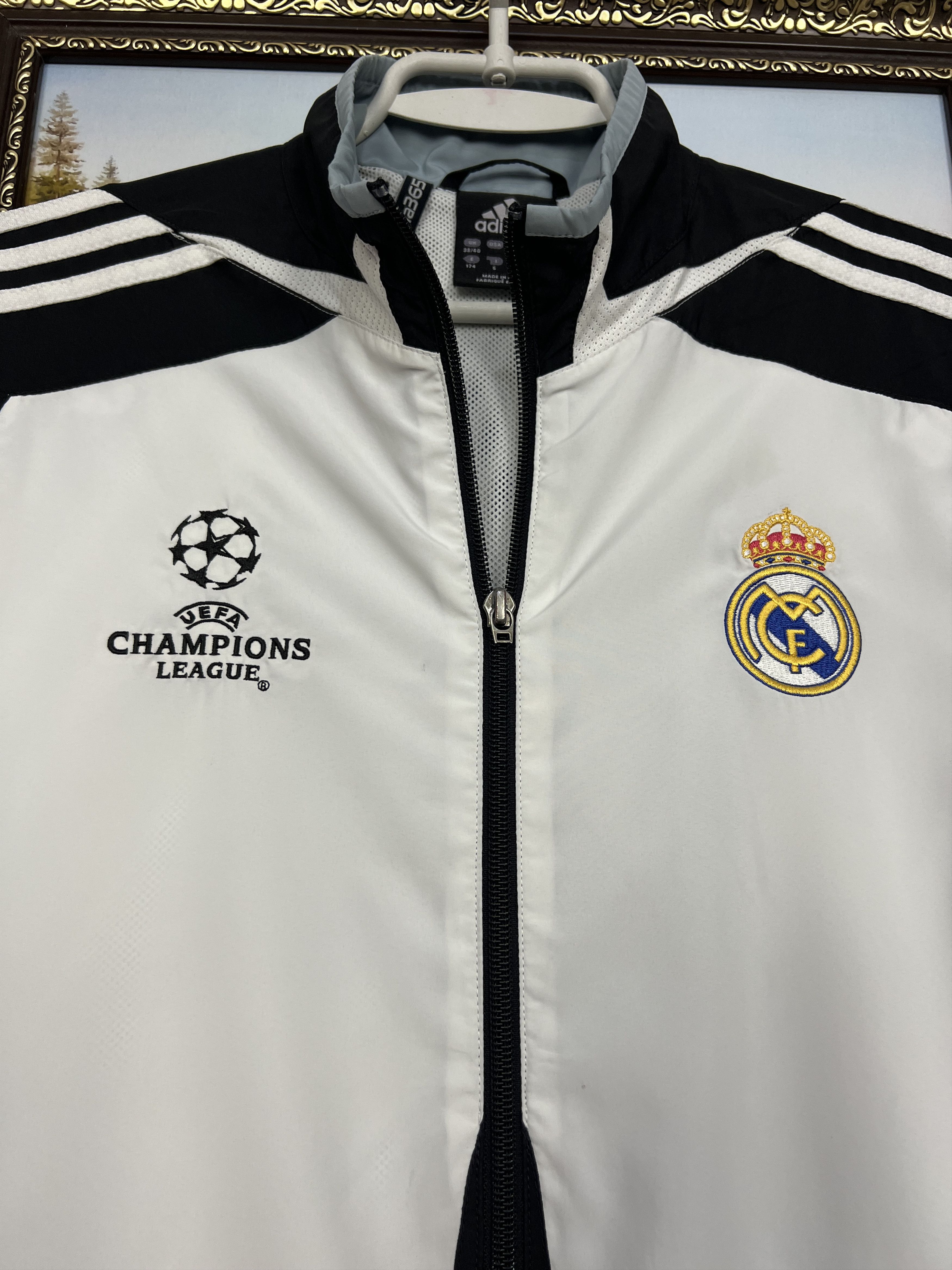 Adidas Vintage Adidas Real Madrid Football Jacket Soccer Train Size US M / EU 48-50 / 2 - 3 Thumbnail