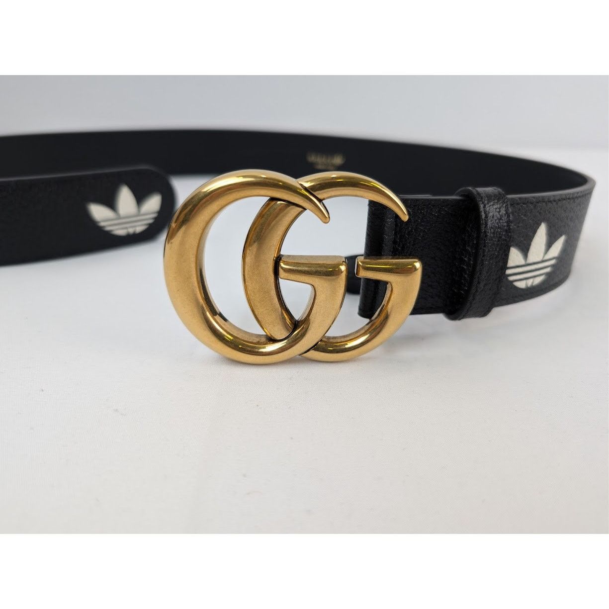 Adidas × Gucci o1rshd1 Size: 75 / M Belt W.40 GG Mar in Black Size 30 - 6 Thumbnail