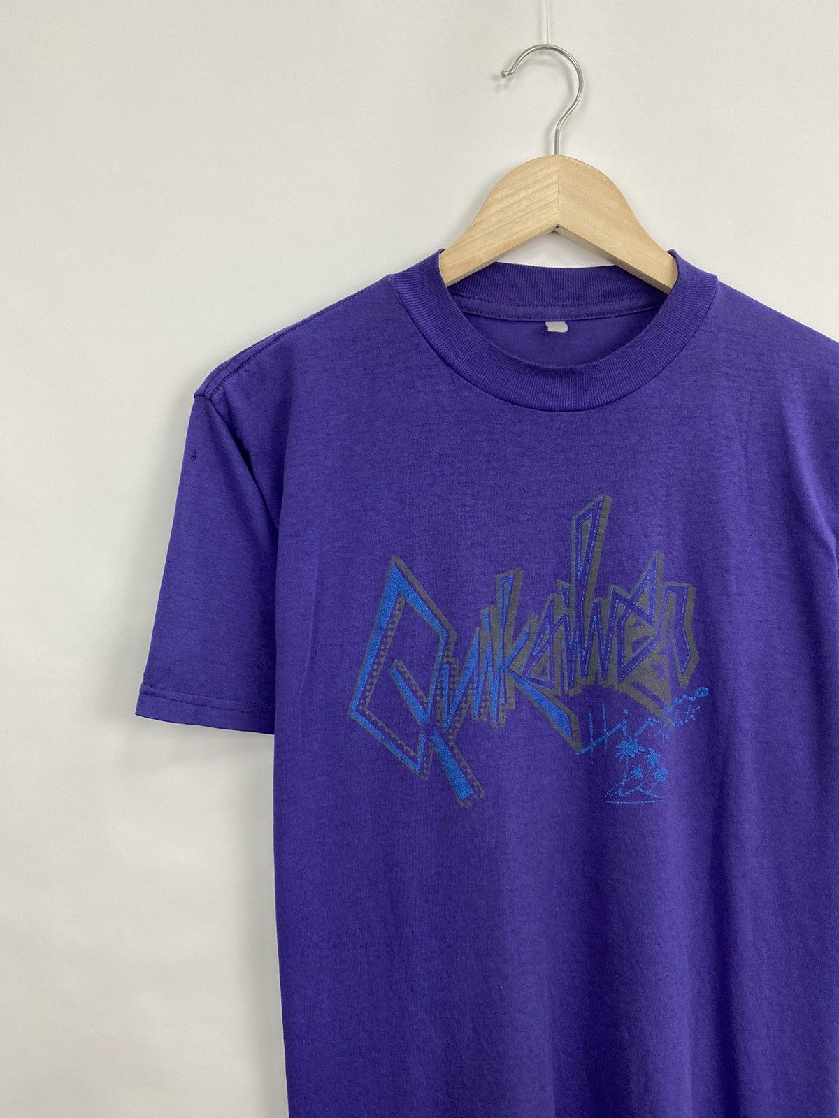 Quiksilver 🇺🇸 Vintage 80s Quiksilver Hinano Tahiti T-Shirt Rare Retro Size US M / EU 48-50 / 2 - 3 Thumbnail