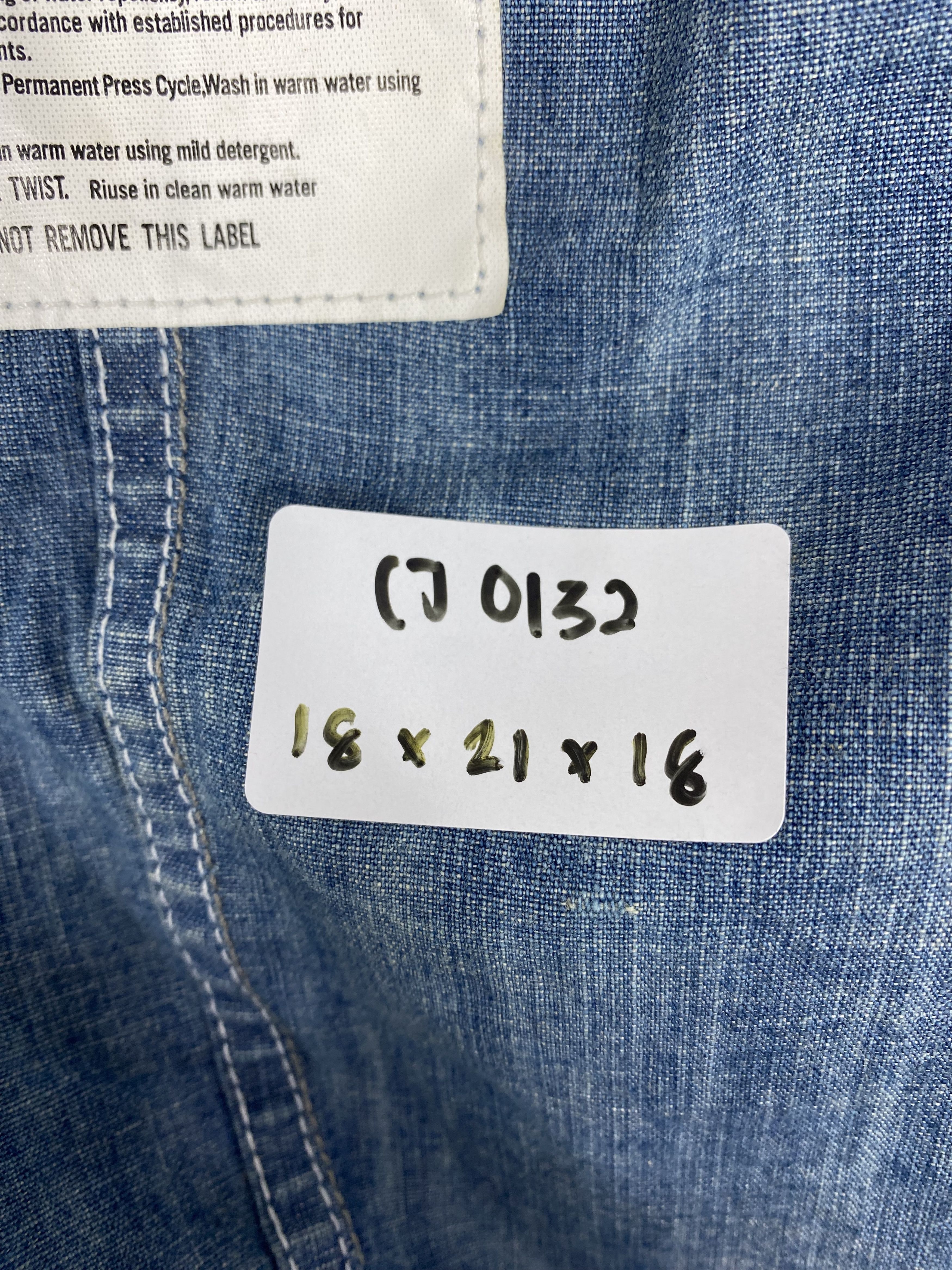 MOUSSY × Vintage Vintage Moussy MIlitary Denim Jacket Size US S / EU 44-46 / 1 - 10 Thumbnail