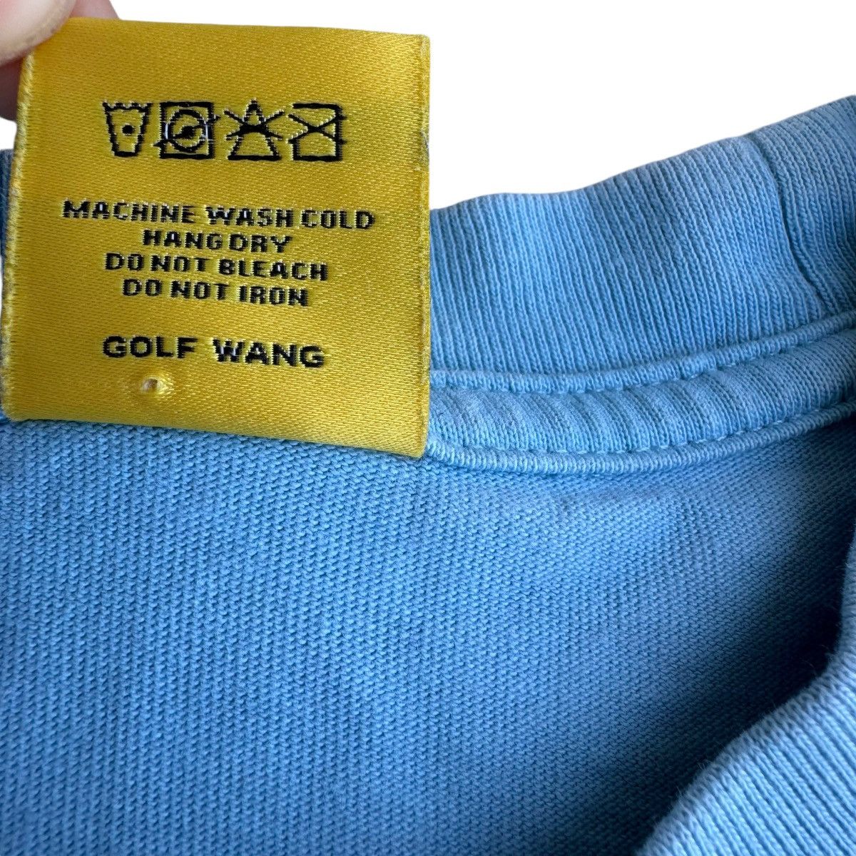 Golf Wang × Tyler The Creator GOLF WANG Tyler The Creator Blue Basic Logo Tee Shirt Size US M / EU 48-50 / 2 - 4 Thumbnail