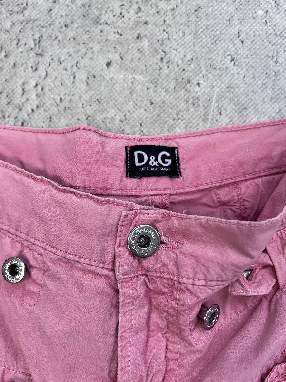 Dolce & Gabbana DOLCE GABBANA Y2K Cargo Flared Pants Parachute Bondage Size 30" / US 8 / IT 44 - 5 Thumbnail