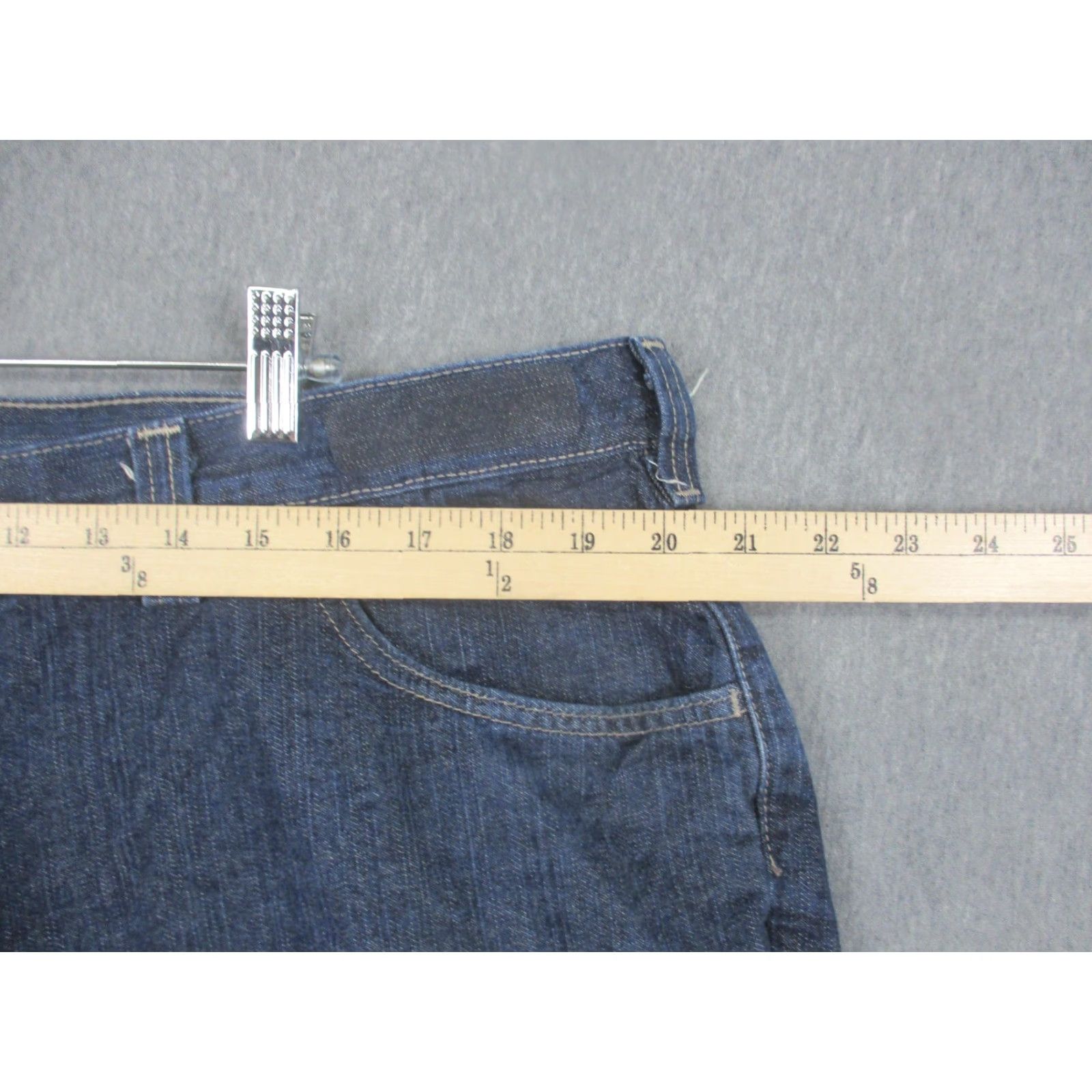 Carhartt Carhartt Jeans Mens 40x28 Blue Denim Flame Resistant Relaxed Fit Straight Workwear Size US 40 / EU 56 - 3 Thumbnail