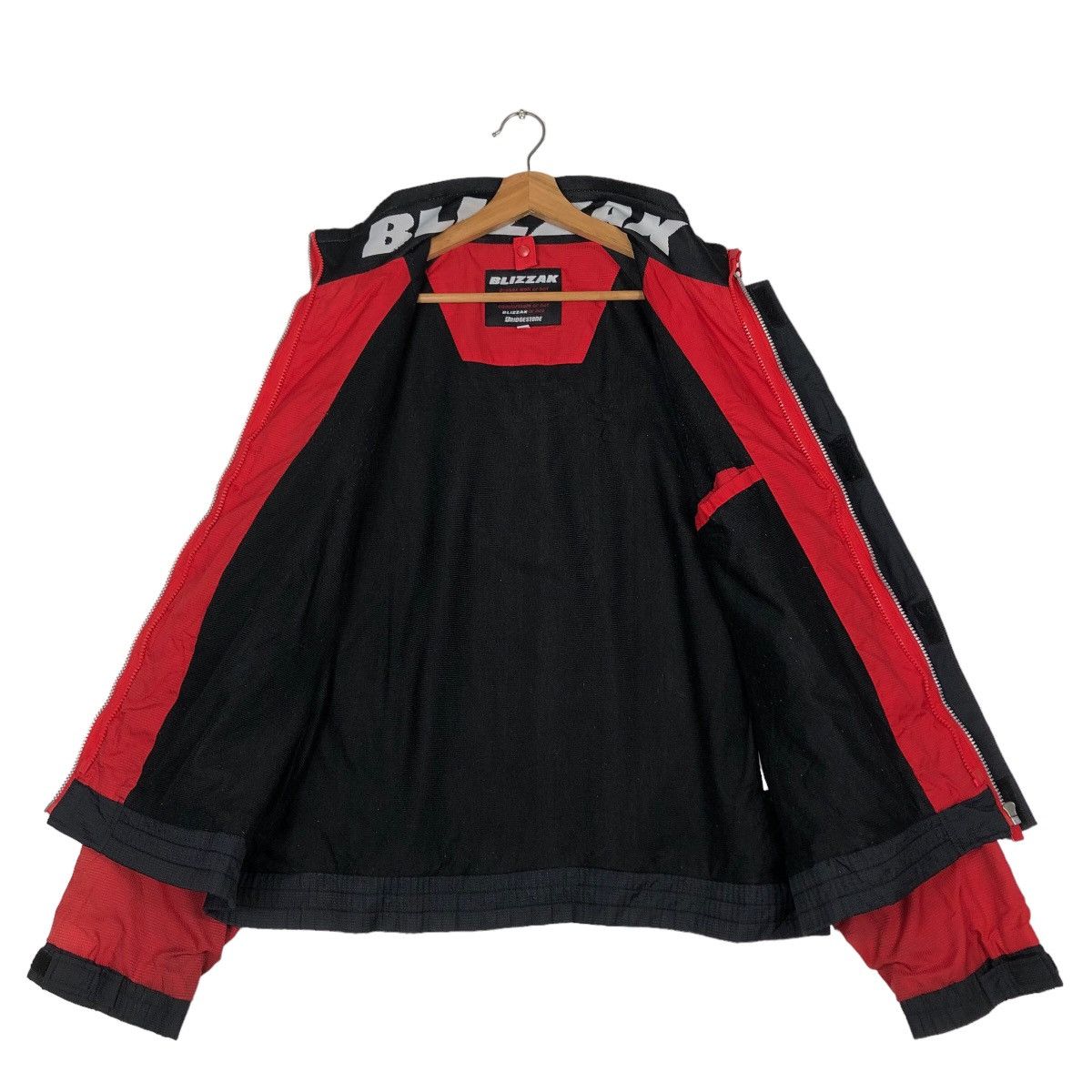 Japanese Brand 🔥Vintage Racing Bomber Jacket Blizzak Bridgestone Big Logo Size US L / EU 52-54 / 3 - 13 Thumbnail