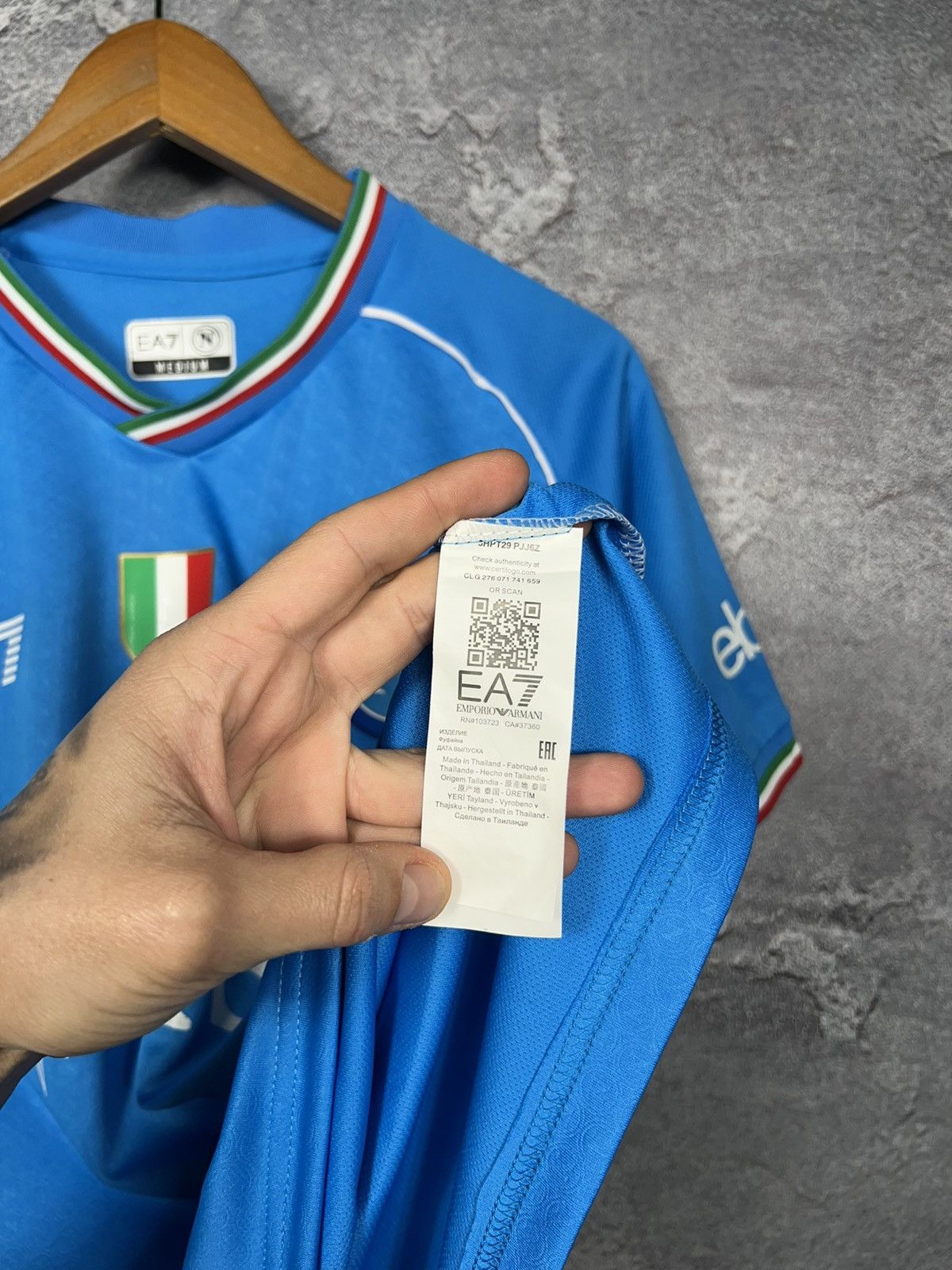 Emporio Armani Emporio Armani Napoli 2023 Jersey T-shirt Kit Size US M / EU 48-50 / 2 - 7 Thumbnail