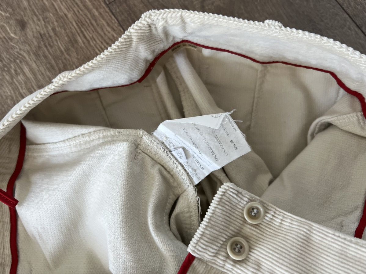 Prada Prada Flare Corduroy Red Tab Pants Size US 30 / EU 46 - 5 Thumbnail