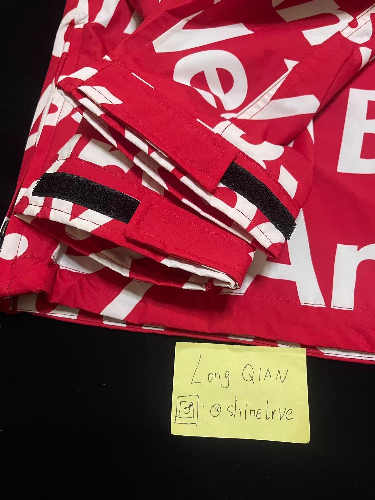 Supreme Supreme TNF By Any Means Necessary Red Shell Jacket New Rare Size US M / EU 48-50 / 2 - 6 Thumbnail