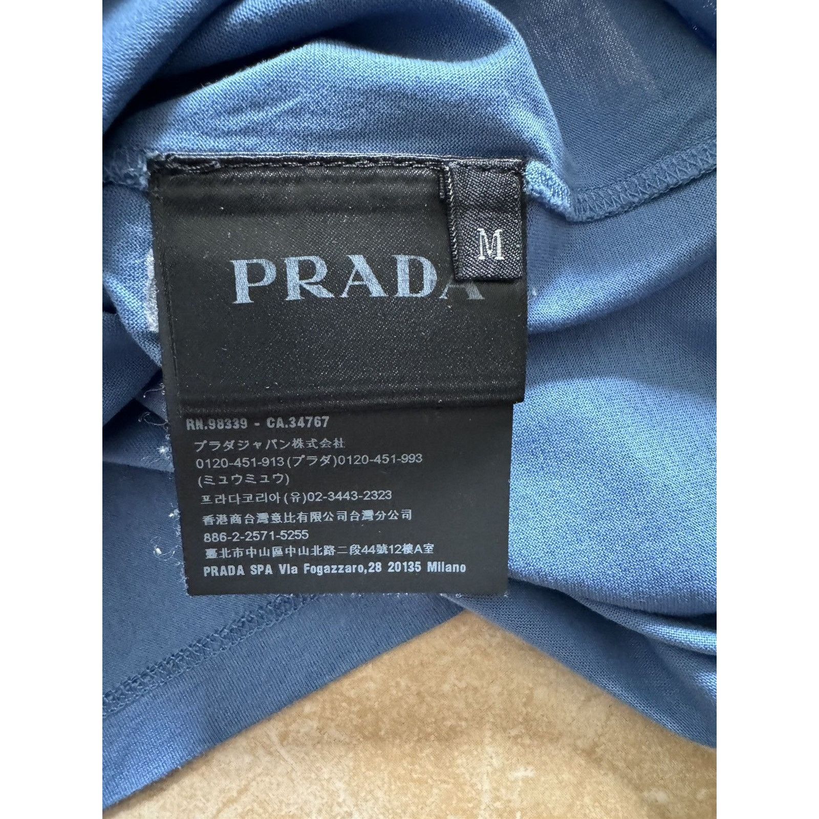 Prada Prada Milano 2016 Archive Chest Pocket Logo Tee Size US M / EU 48-50 / 2 - 6 Thumbnail