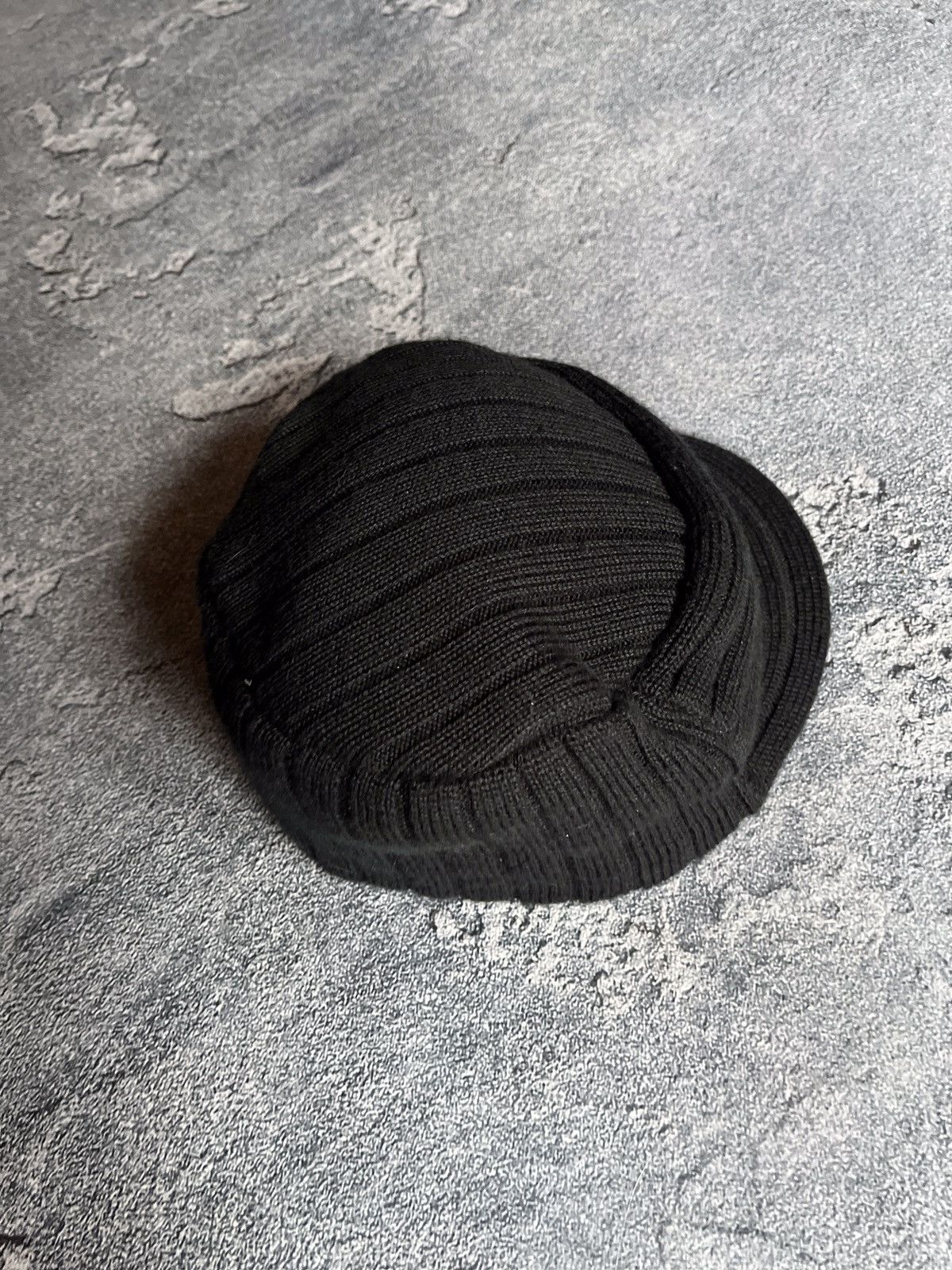 Nike × Vintage Vintage Nike Swoosh Black Beanie Winter Hat Cap Size ONE SIZE - 2 Thumbnail