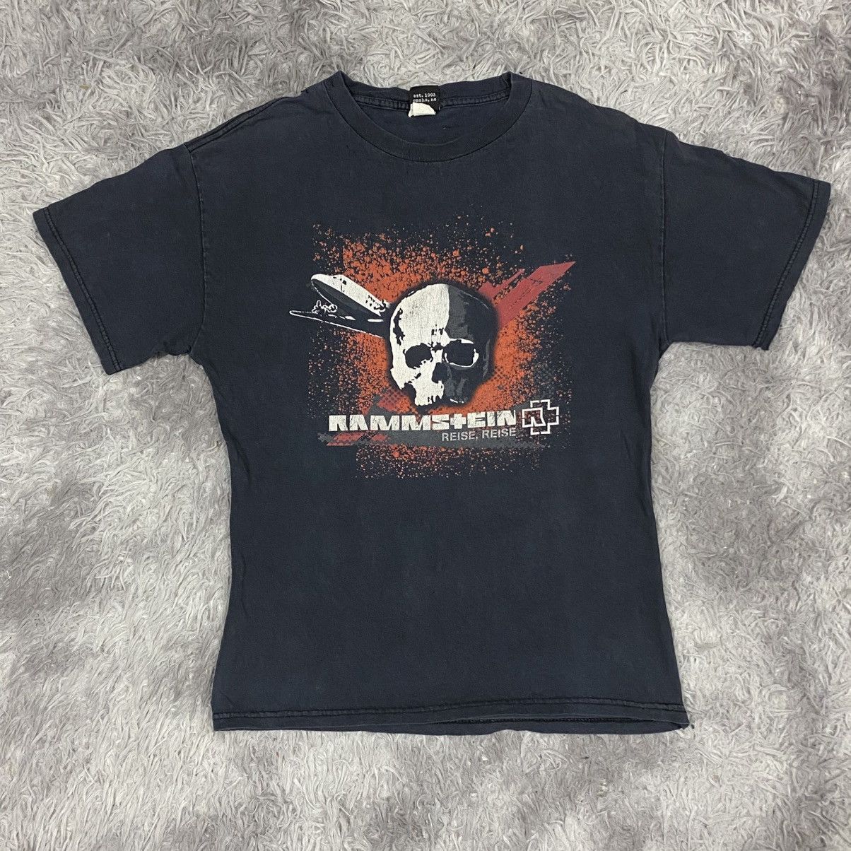 Band Tees × Vintage Distressed altered metal band rammstein vintage Y2K Size US S / EU 44-46 / 1 - 1 Thumbnail