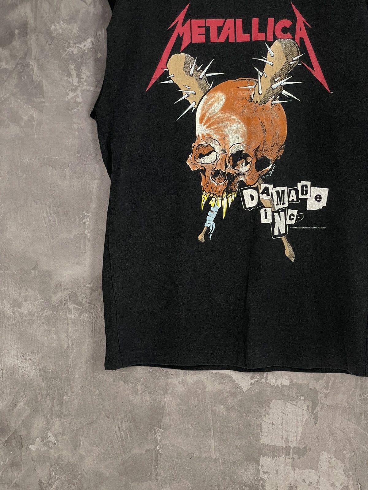 Japanese Brand × Metallica × Vintage Metallica 90s Damage Inc Vintage Band T-Shirt Size XXL Size US XXL / EU 58 / 5 - 5 Thumbnail
