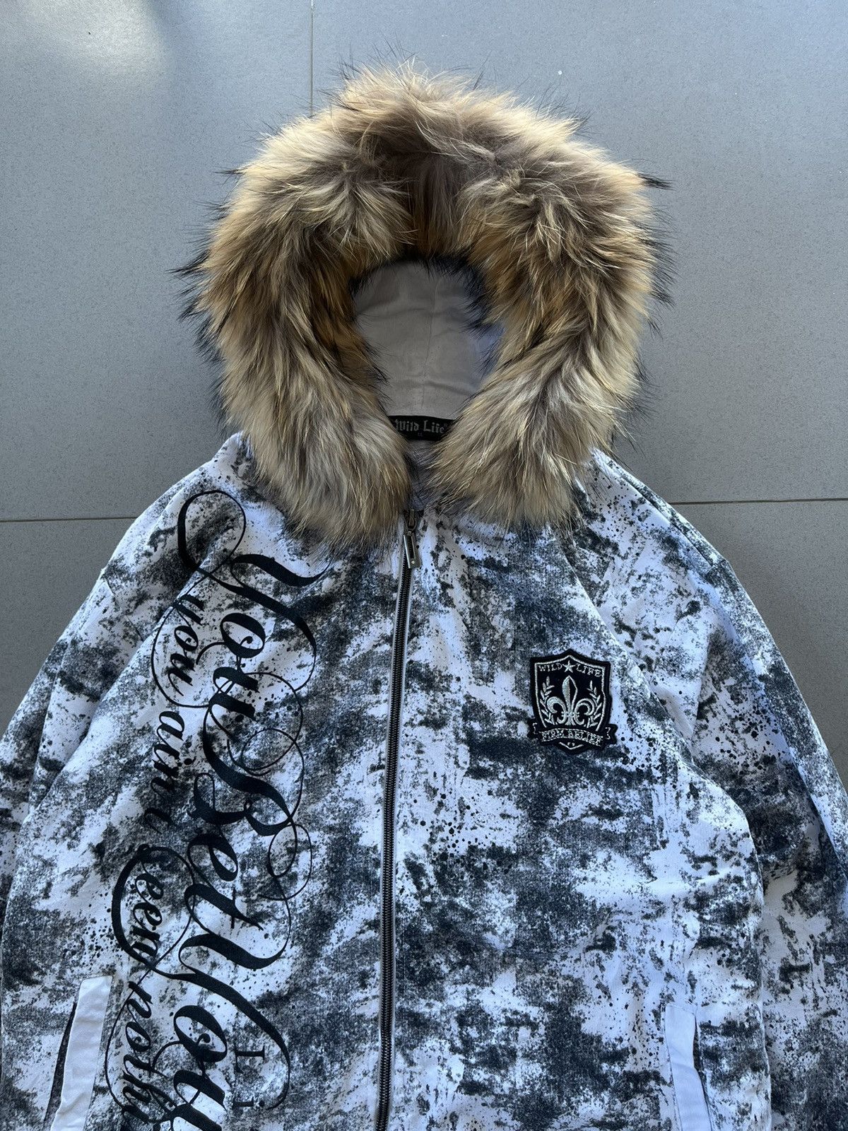 14th Addiction JAPANESE WILD LIFE FUR ZIP HOODIE GOTHIC SEDITIONARIES PUNK Size US L / EU 52-54 / 3 - 3 Thumbnail