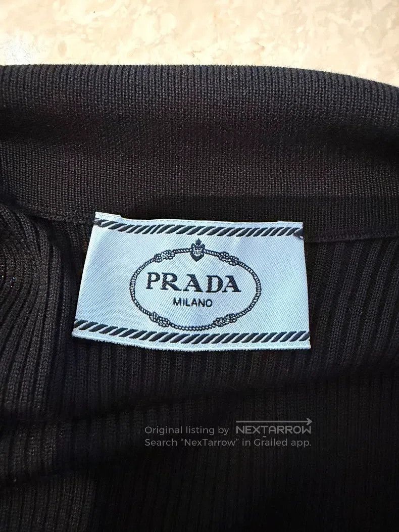 Prada Prada Striped zippered neckline dress Size M / US 6-8 / IT 42-44 - 2 Thumbnail