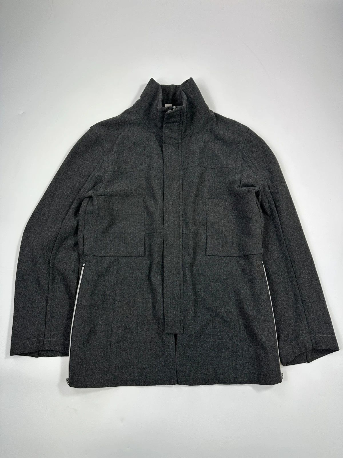 Marithe + Francois Girbaud Marithé + François Girbaud 00’s Grey Tech Jacket Size M / US 6-8 / IT 42-44 - 1 Thumbnail