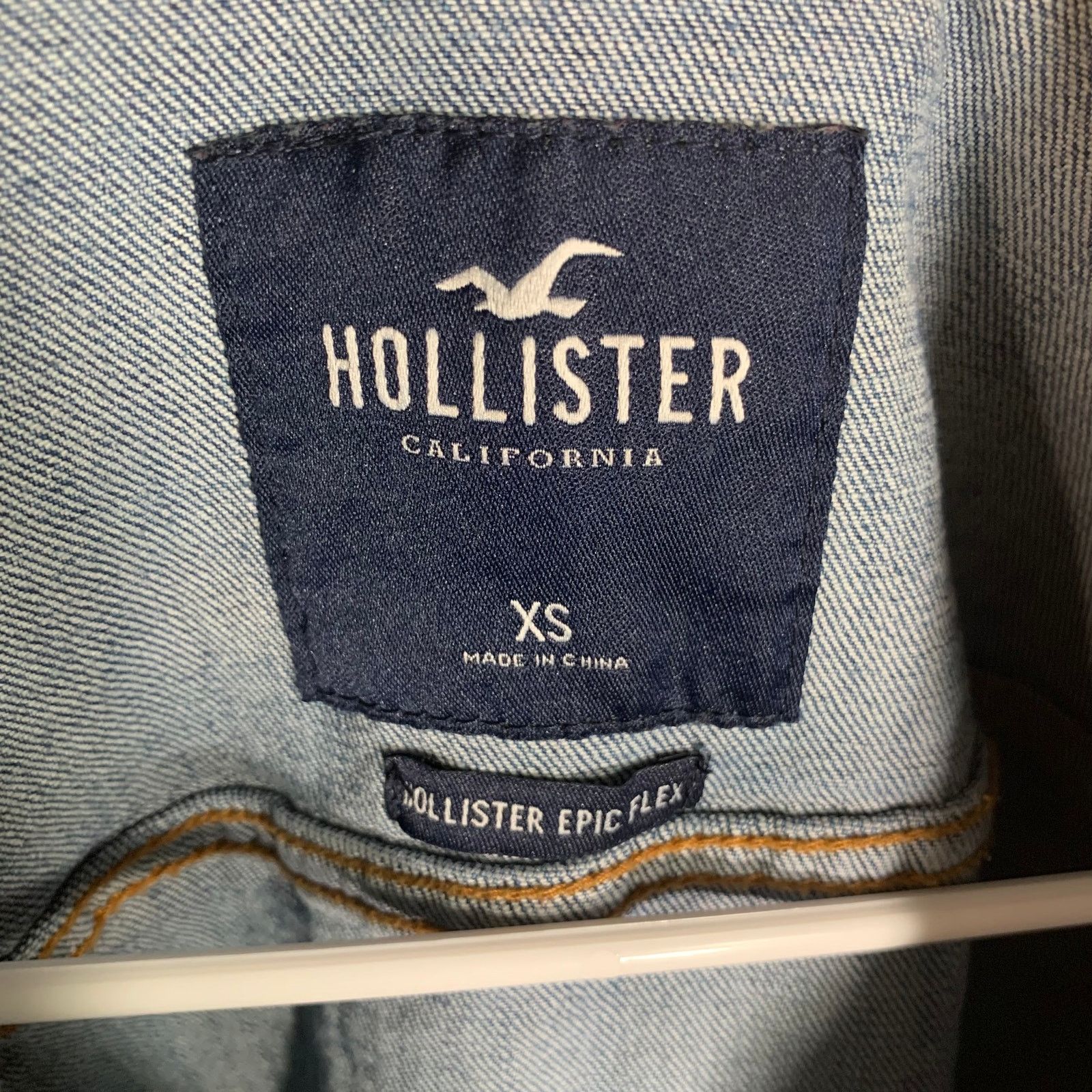 Hollister Hollister Women's Jeans Jacket Size XS Size XS / US 0-2 / IT 36-38 - 3 Thumbnail
