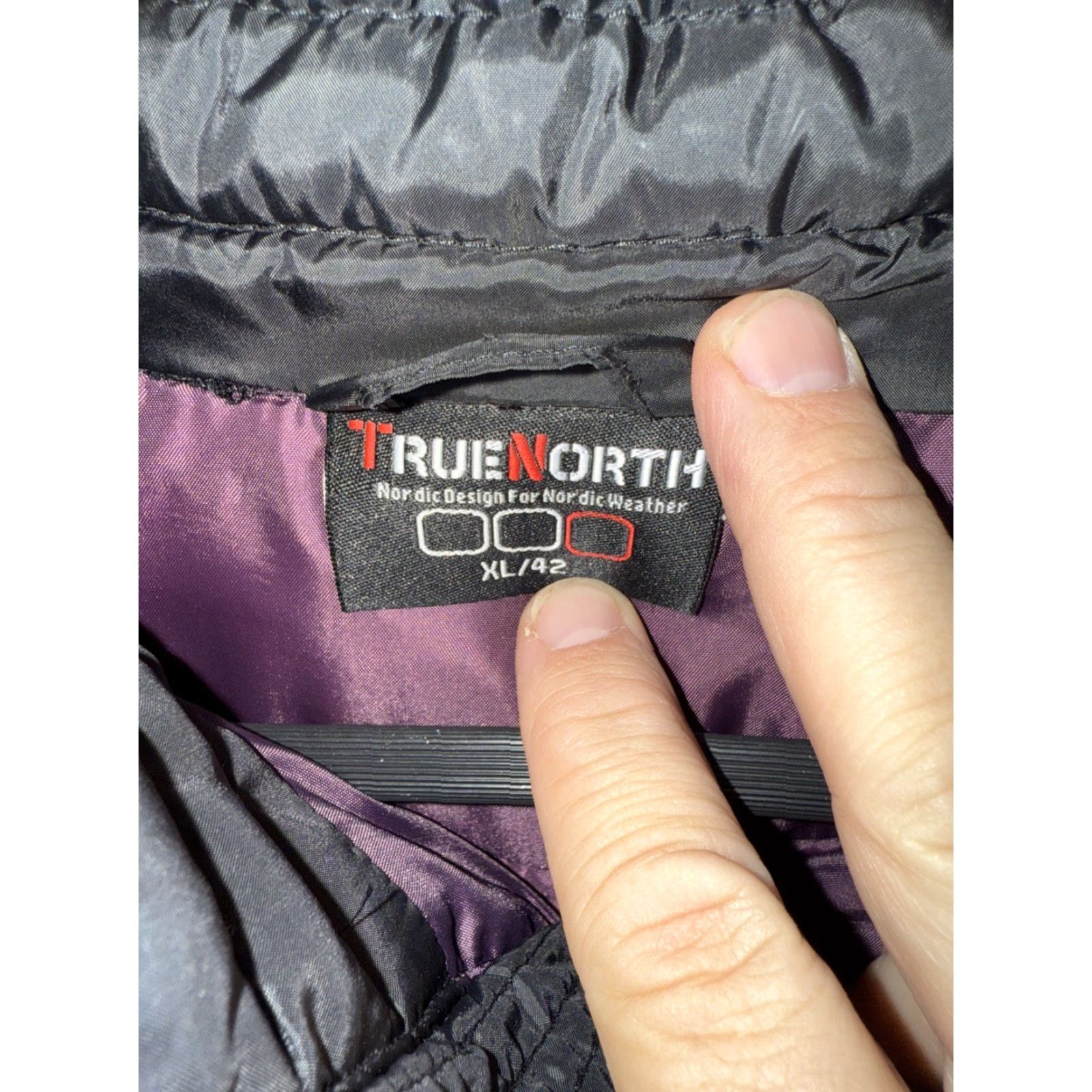 Vintage True North Black Quilted Puffer Jacket Womens XL Size XL / US 12-14 / IT 48-50 - 6 Thumbnail