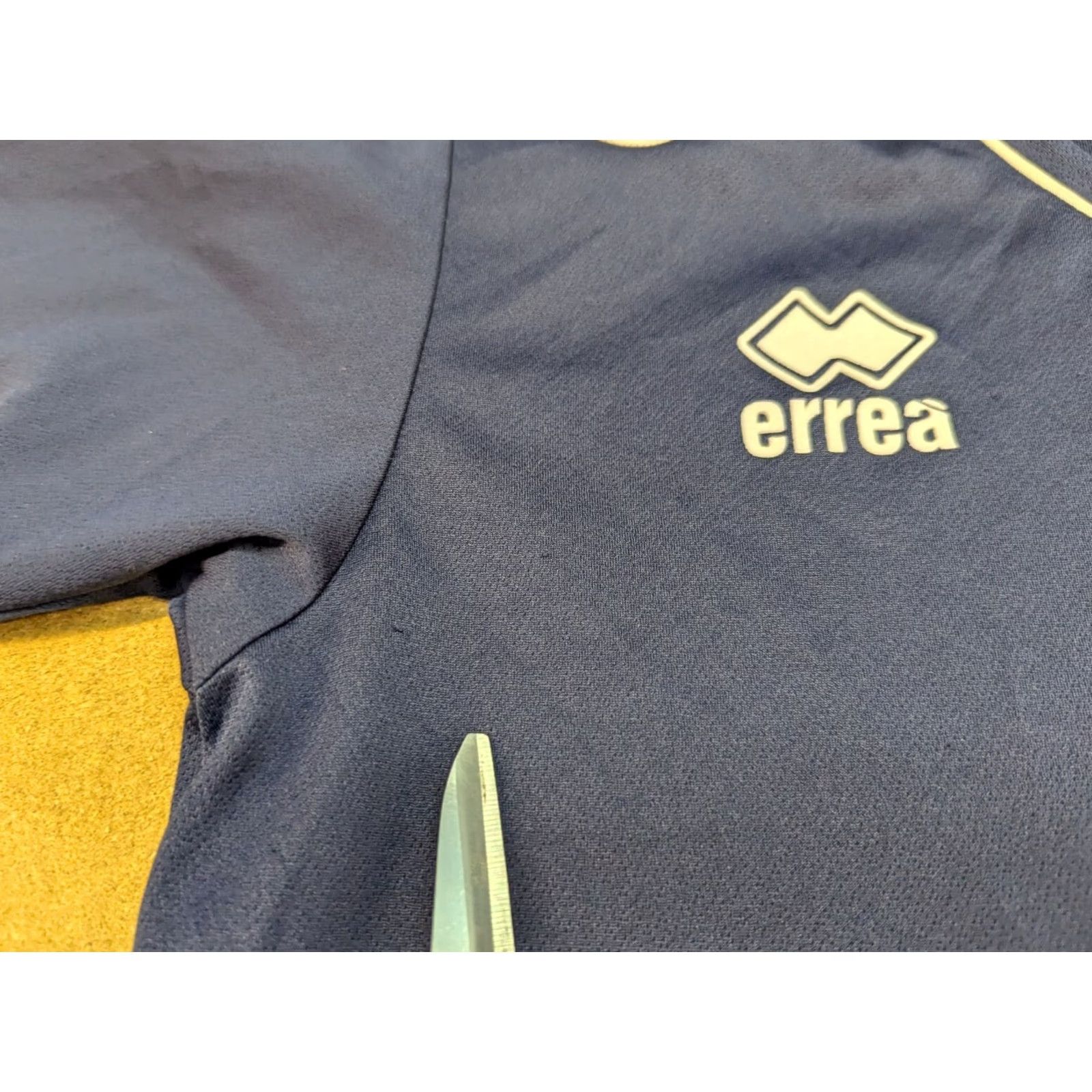 Errea Erreà United Arab Emirates Football Jersey S Blue Soccer Men T-Shirt Short Sleeve Pullover Round Neck Quick Dry Athletic Jersey Size US S / EU 44-46 / 1 - 7 Thumbnail