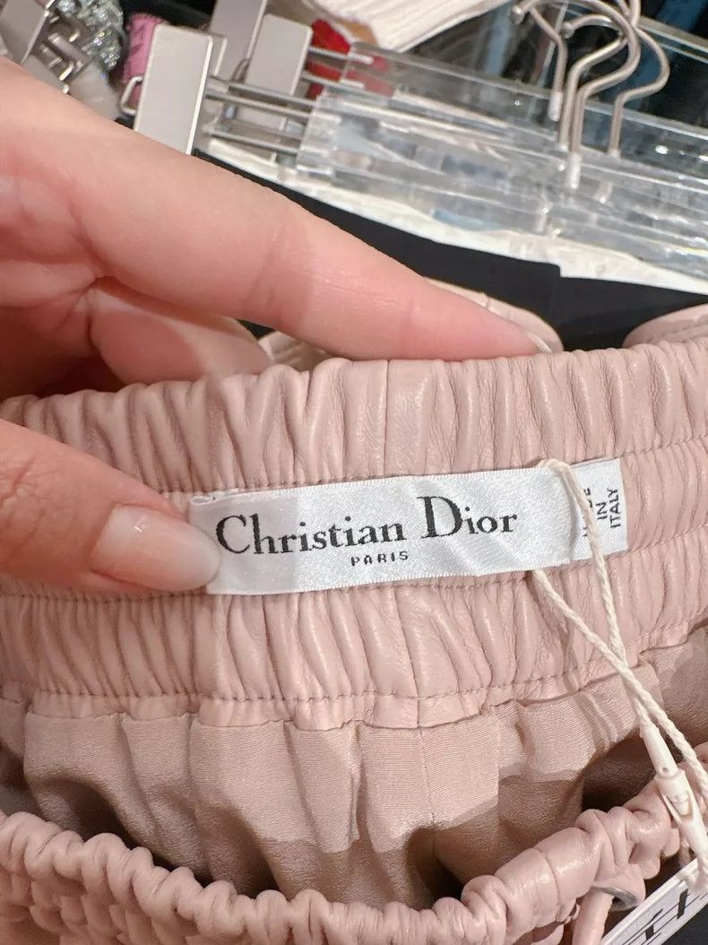 Dior Dior Pink leather pants Size 42" / US 20 - 3 Thumbnail
