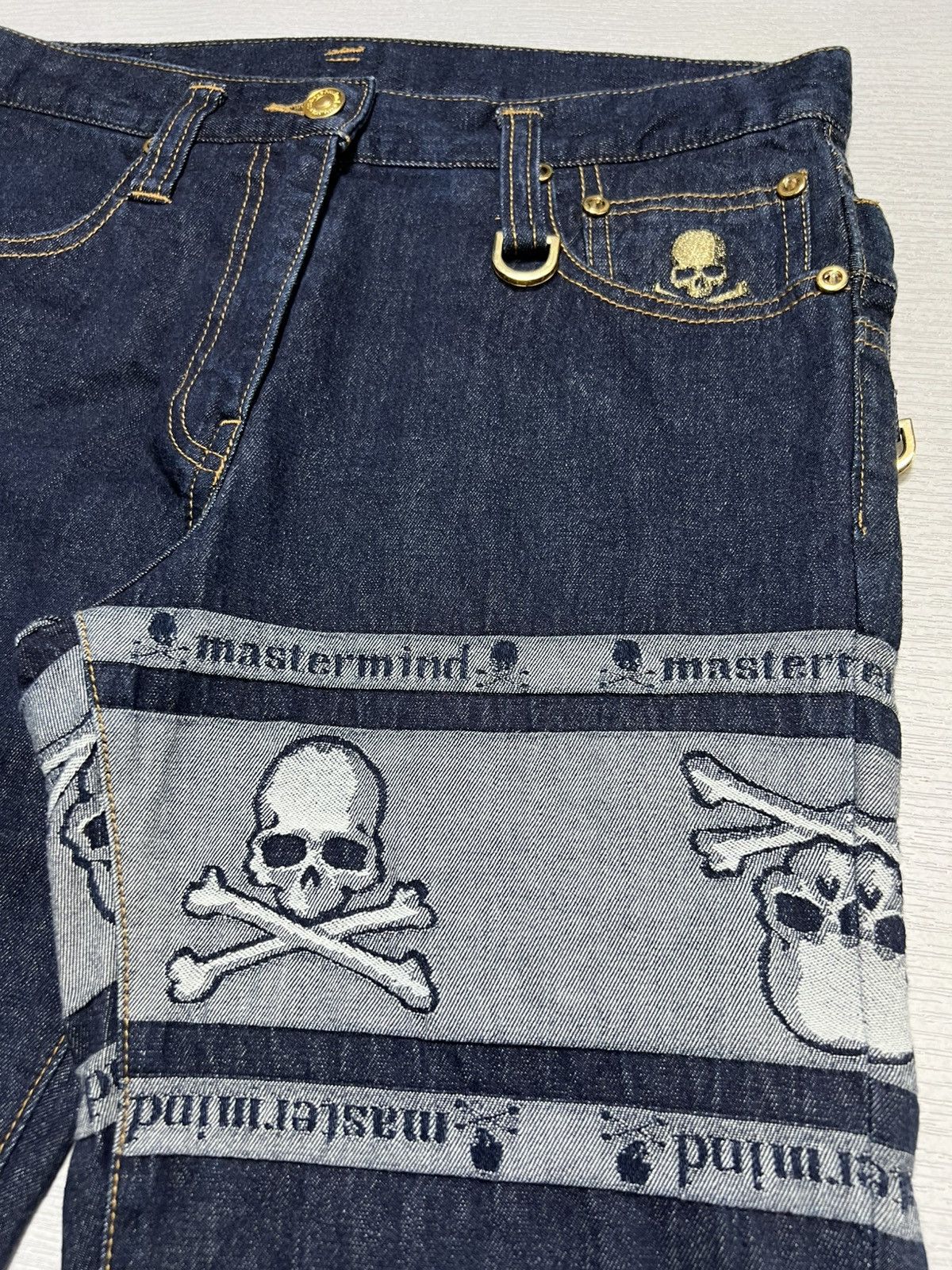 Mastermind Japan Mastermind Japan - “Dreaming" Slim Double Waisted Jeans Size US 30 / EU 46 - 5 Thumbnail
