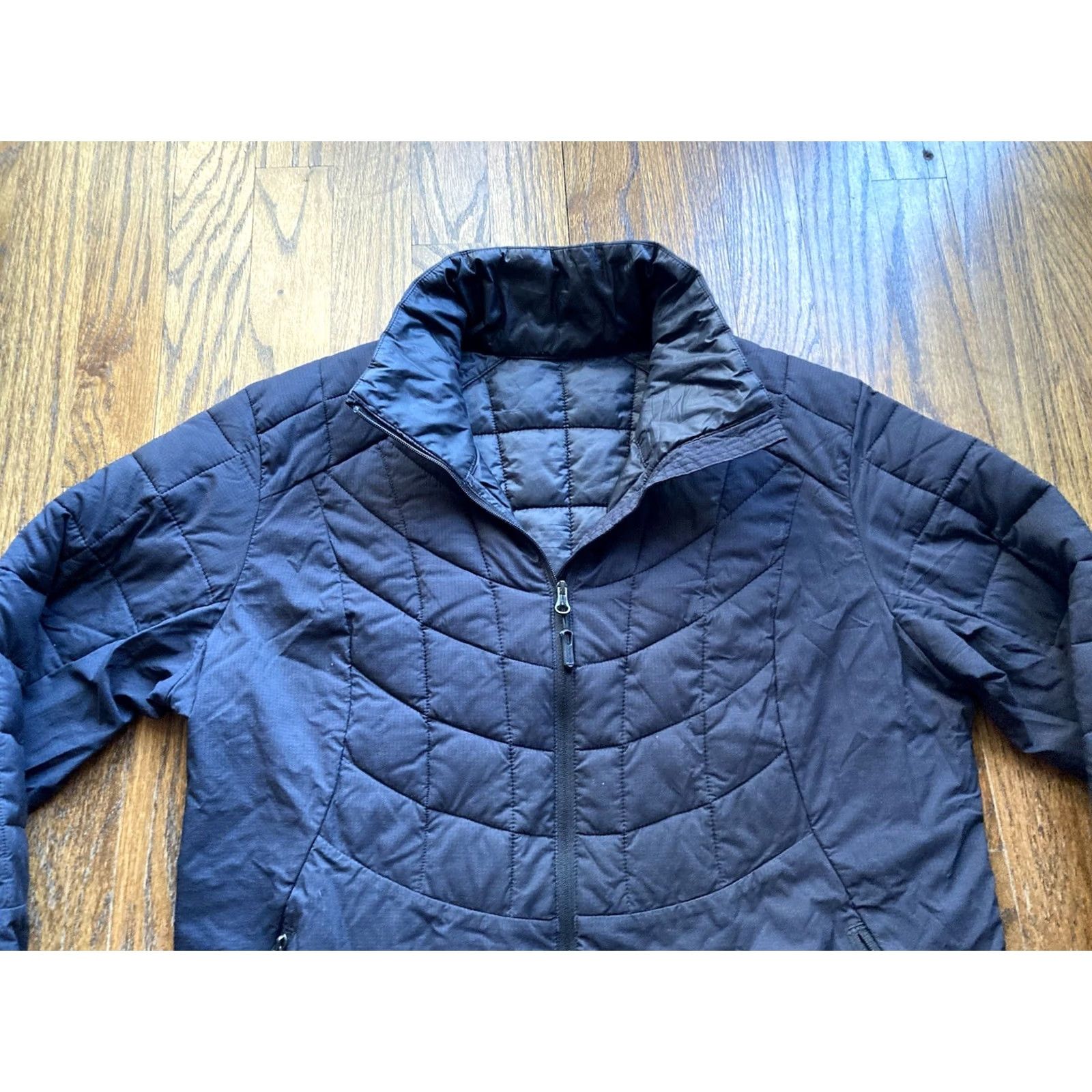 Marmot Marmot Puffer Jacket Womens Medium Black Nylon Zip Long Sleeve Quilted Zipper All Seasons Casual Outdoor Fall Winter Spring Size M / US 6-8 / IT 42-44 - 2 Thumbnail