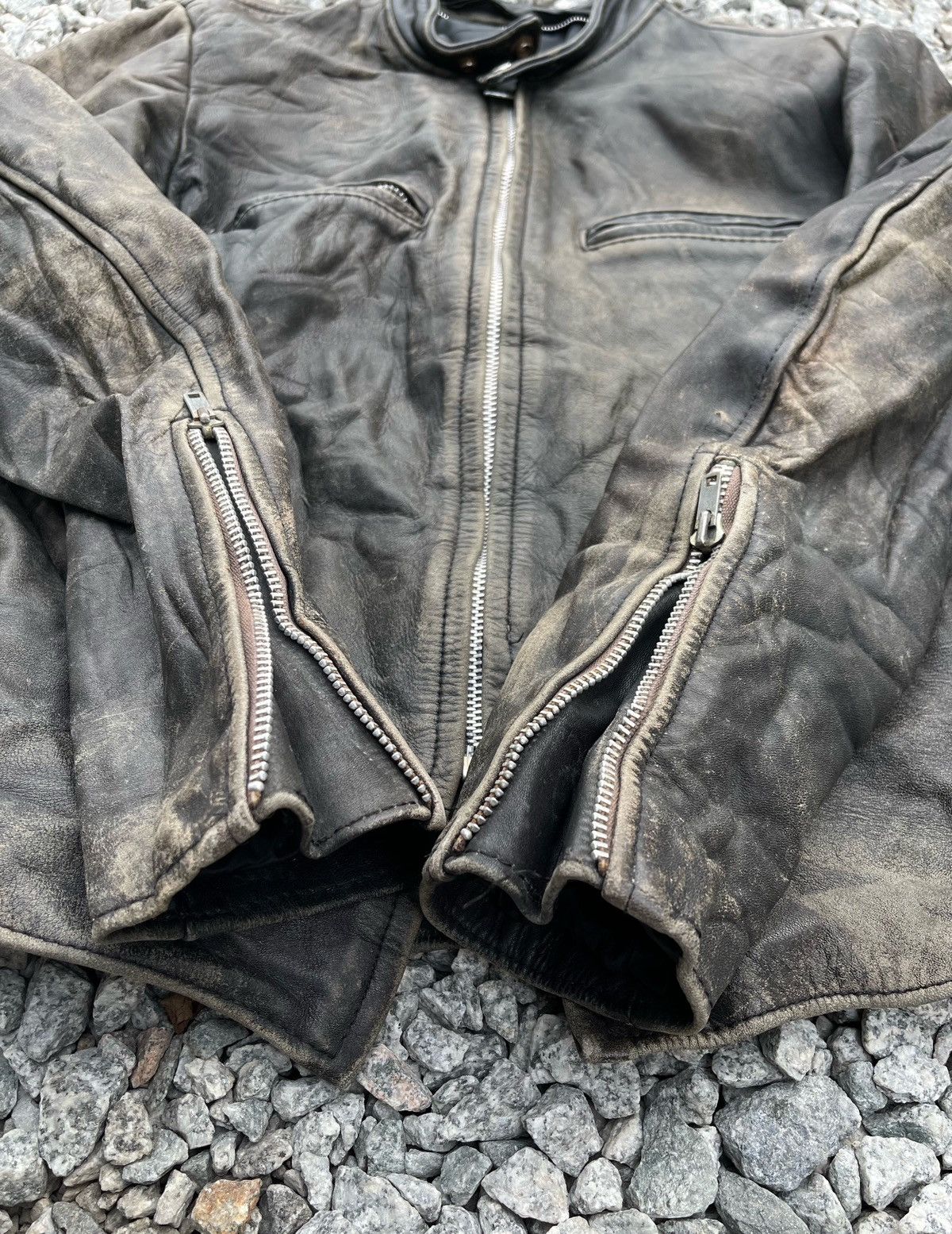 14th Addiction 🔥Vintage Esprit USA Genuine Leather Rider Jacket Size US S / EU 44-46 / 1 - 15 Thumbnail
