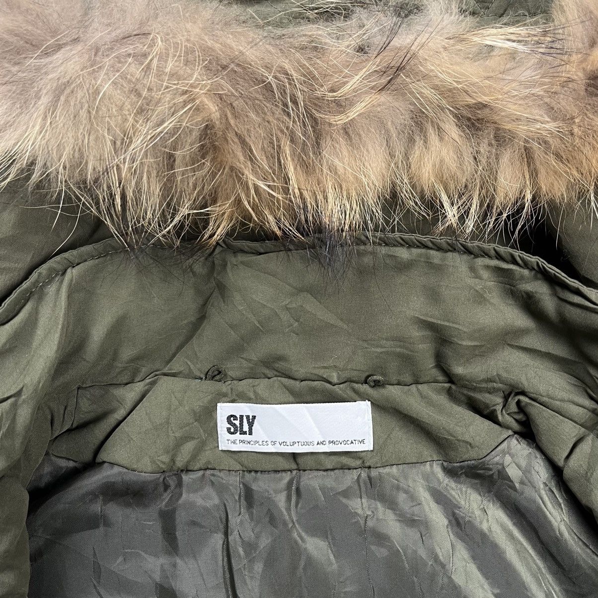 If Six Was Nine 2000s SLY - Apocalypse Style Fur Hoodie Jacket Size US M / EU 48-50 / 2 - 8 Thumbnail