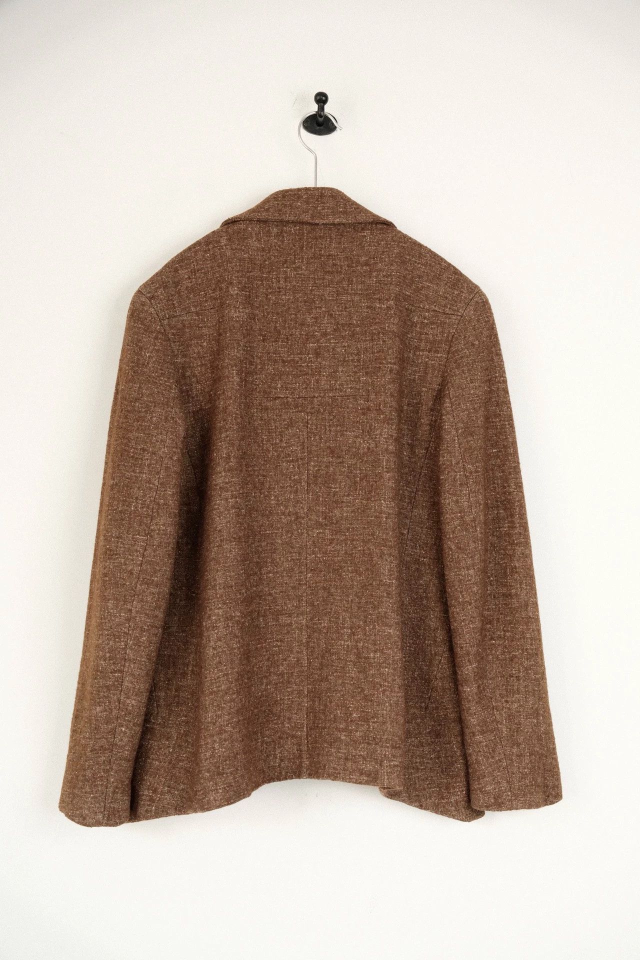 Yohji Yamamoto Yohji Yamamoto 98aw Archive Minimal Lapel Wool-Linen Jkt Women's Size XS / US 0-2 / IT 36-38 - 7 Thumbnail