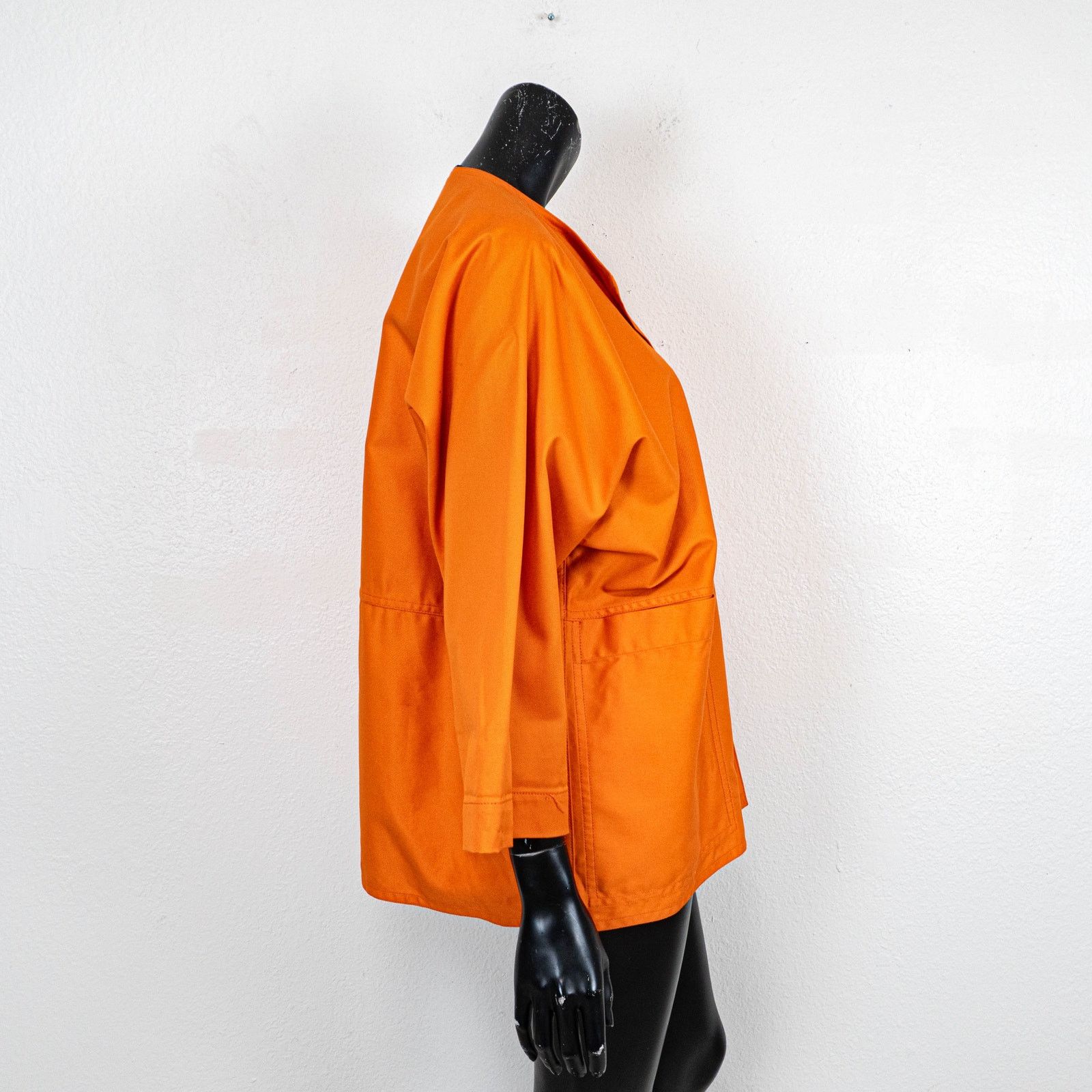 SOFIE D'HOORE Sofie D'Hoore Orange Open Front Jacket Oversized 3/4 sz 34 Size S / US 4 / IT 40 - 9 Thumbnail