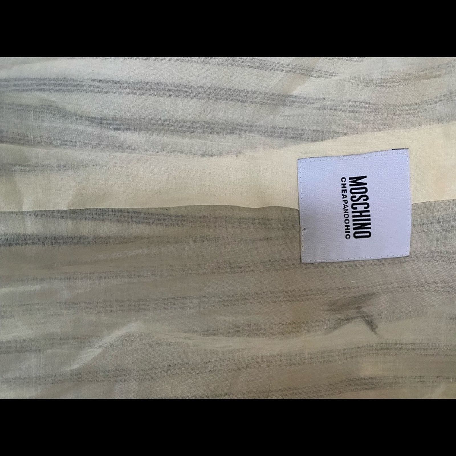 Moschino Moschino Cheap and Chic Seersucker Blazer Size XL / US 12-14 / IT 48-50 - 4 Thumbnail