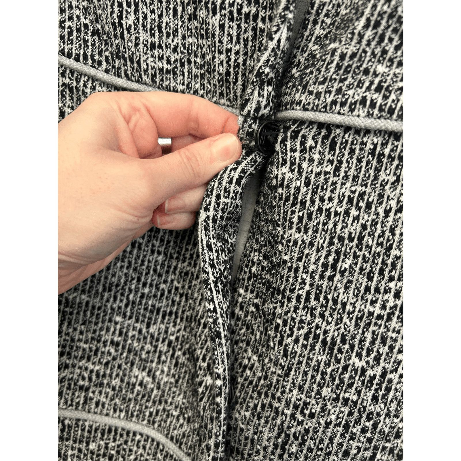 Anthropologie CAbi Fall The Times Jacket, White Black Coat, Sz XS, MP $189 Size XS / US 0-2 / IT 36-38 - 7 Thumbnail