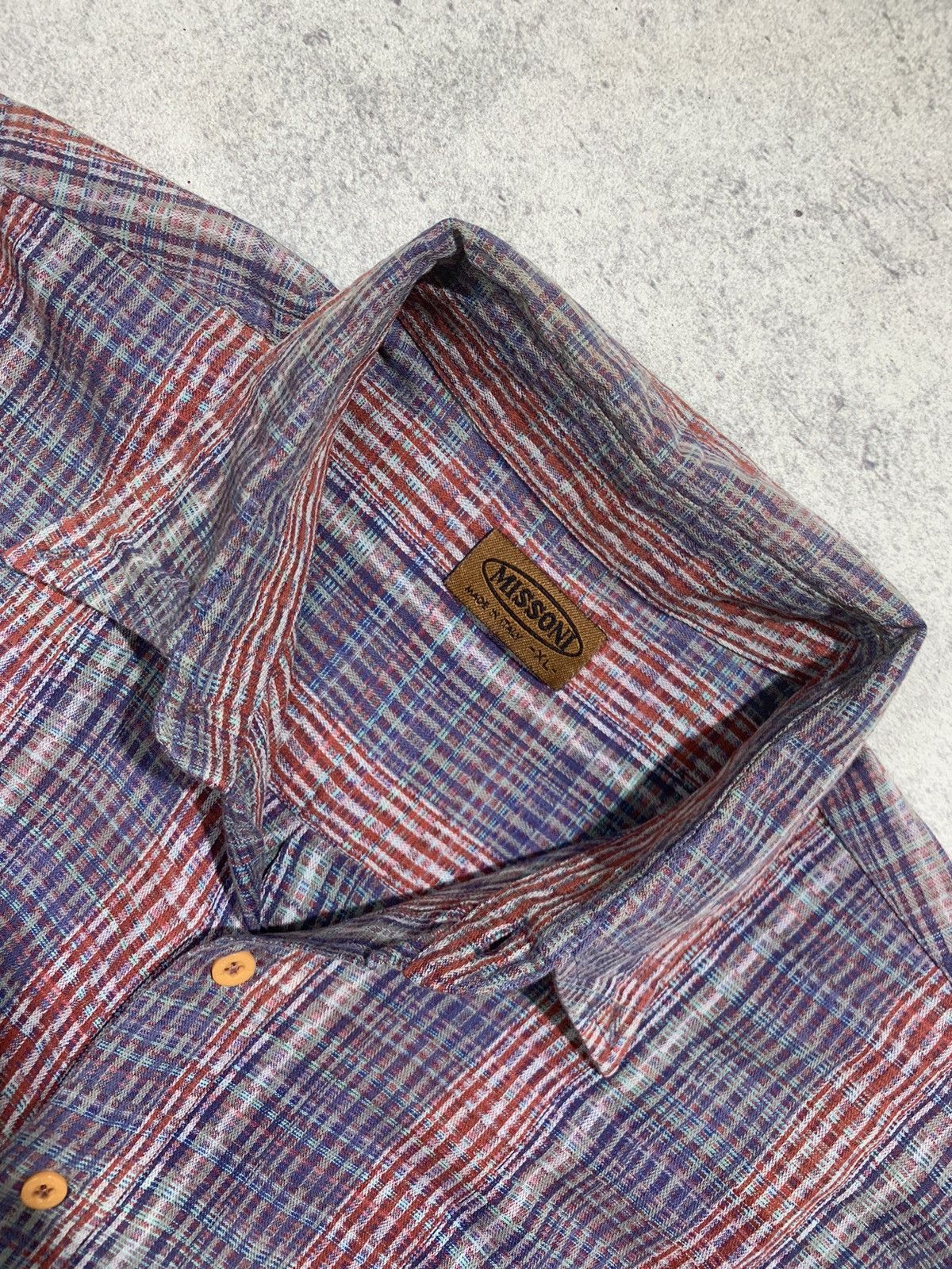Designer × Missoni Vintage Missoni shirt Size US XL / EU 56 / 4 - 2 Thumbnail