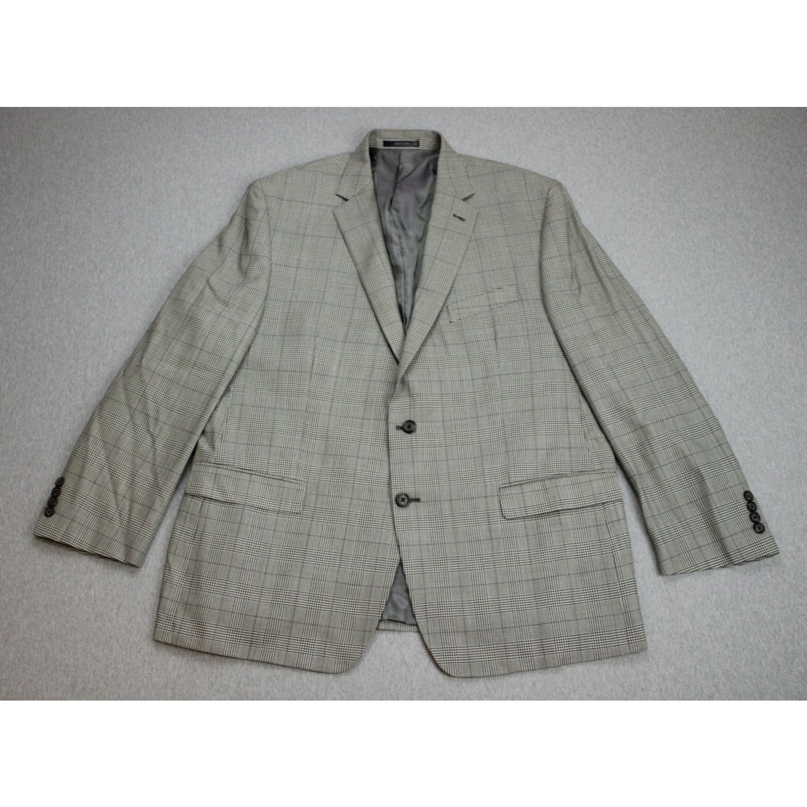 Lauren Ralph Lauren Lauren Ralph Lauren Blazer Men Size 48R Plaid Silk Wool Size 48R - 2 Thumbnail
