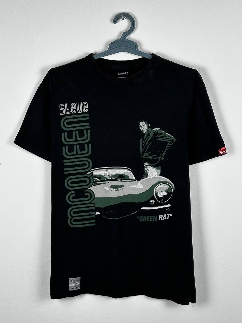 Other Green Rat Steve McQueen Art By Nicolas Hunziker T-Shirt Size US L / EU 52-54 / 3 - 1 Thumbnail