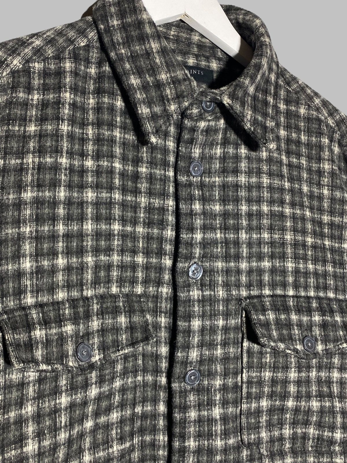 Allsaints 🔥 ALLSAINTS OVERSIZED FLANNEL SHIRT GRUNGE 🔥 Size US L / EU 52-54 / 3 - 4 Thumbnail