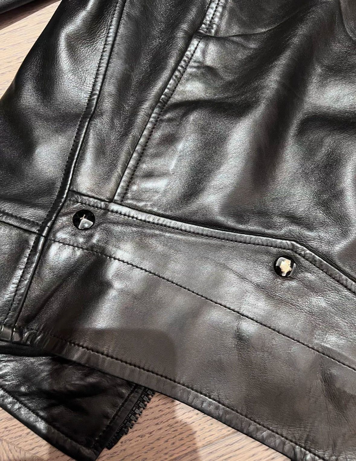 Saint Laurent Paris SaintLaurent AW15 Leather Jacket 2412-Nextarrow Size US M / EU 48-50 / 2 - 8 Thumbnail