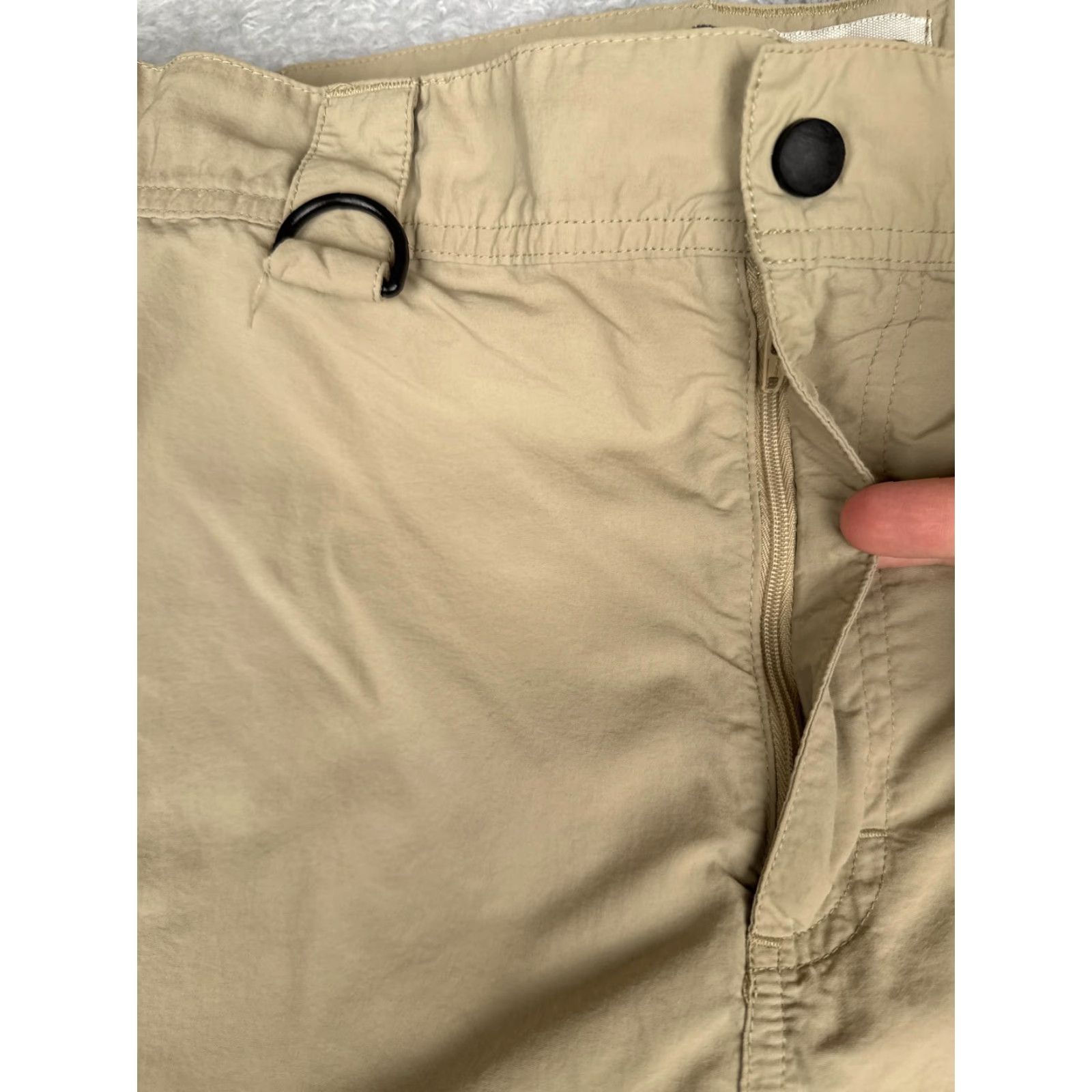 Vintage Alpine Design Pants Mens 36x32 Beige Convertible Cargo Hiking Outdoor Ankle Zip Size US 36 / EU 52 - 5 Thumbnail
