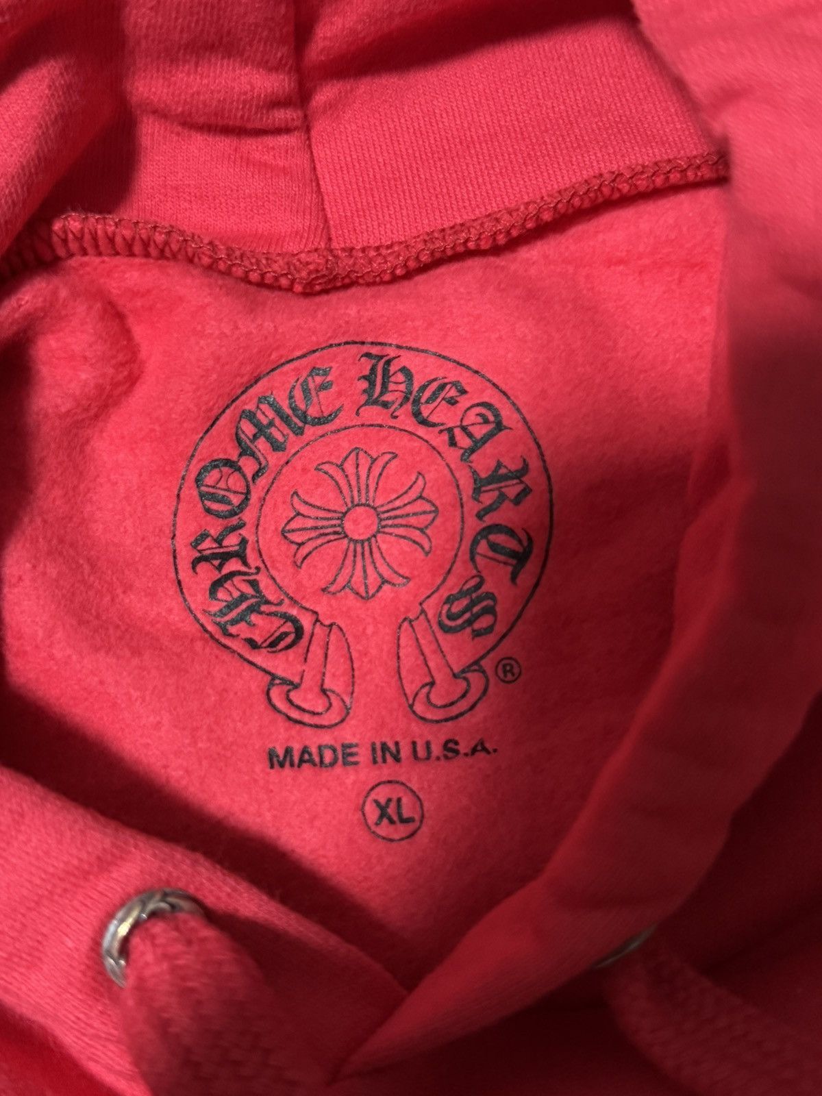 Chrome Hearts Chrome Hearts Red Hoodie XL Size US XL / EU 56 / 4 - 7 Thumbnail