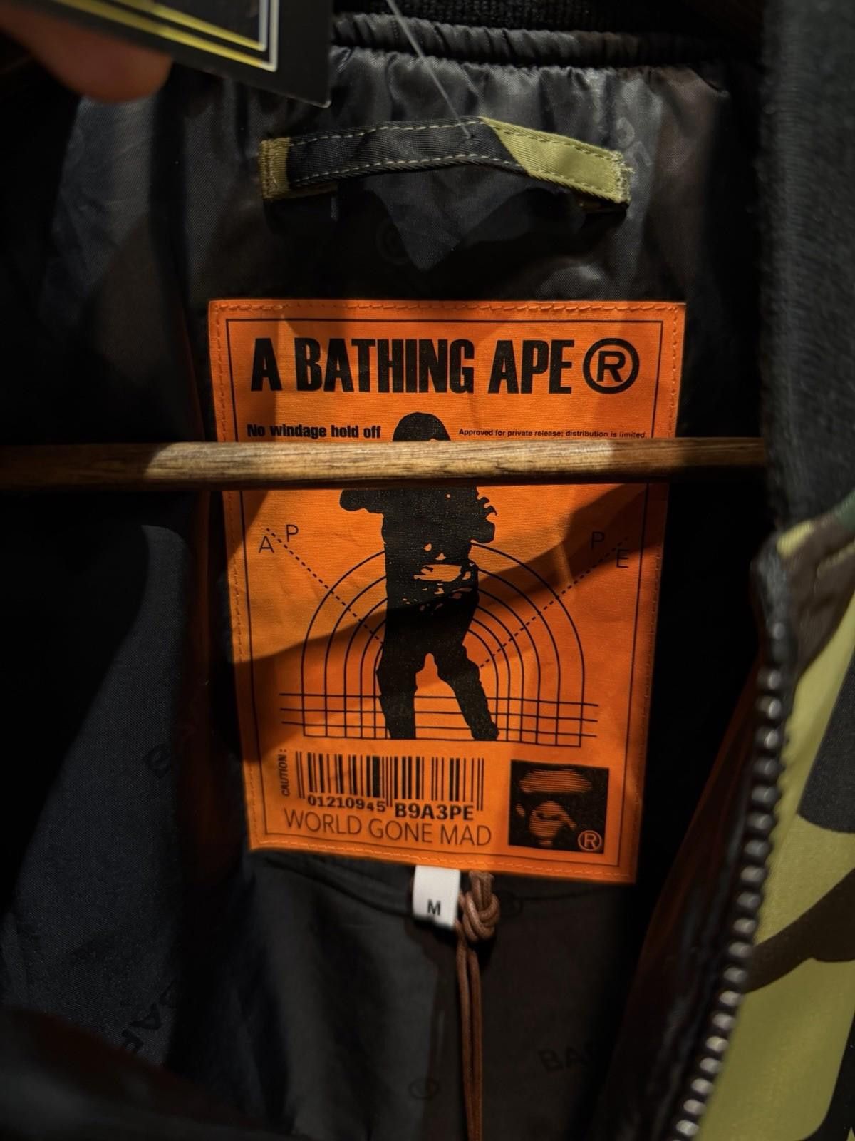 Bape A Bathing Ape Bape Camo MA-1 Flight Jacket Size (M) Size US M / EU 48-50 / 2 - 10 Thumbnail