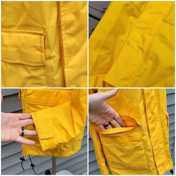 Vintage Vintage 90s High Vis Visability Yellow Nylon BoatUS Boating Size US S / EU 44-46 / 1 - 5 Thumbnail