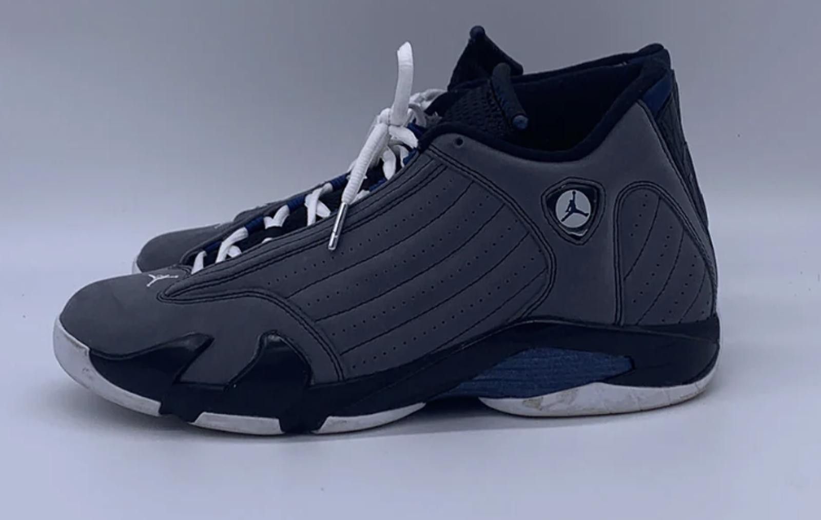 Jordan Brand Air Jordan 14 XIV Retro 311832-011 Light/Graphite/Navy Size US 10.5 / EU 43-44 - 3 Thumbnail