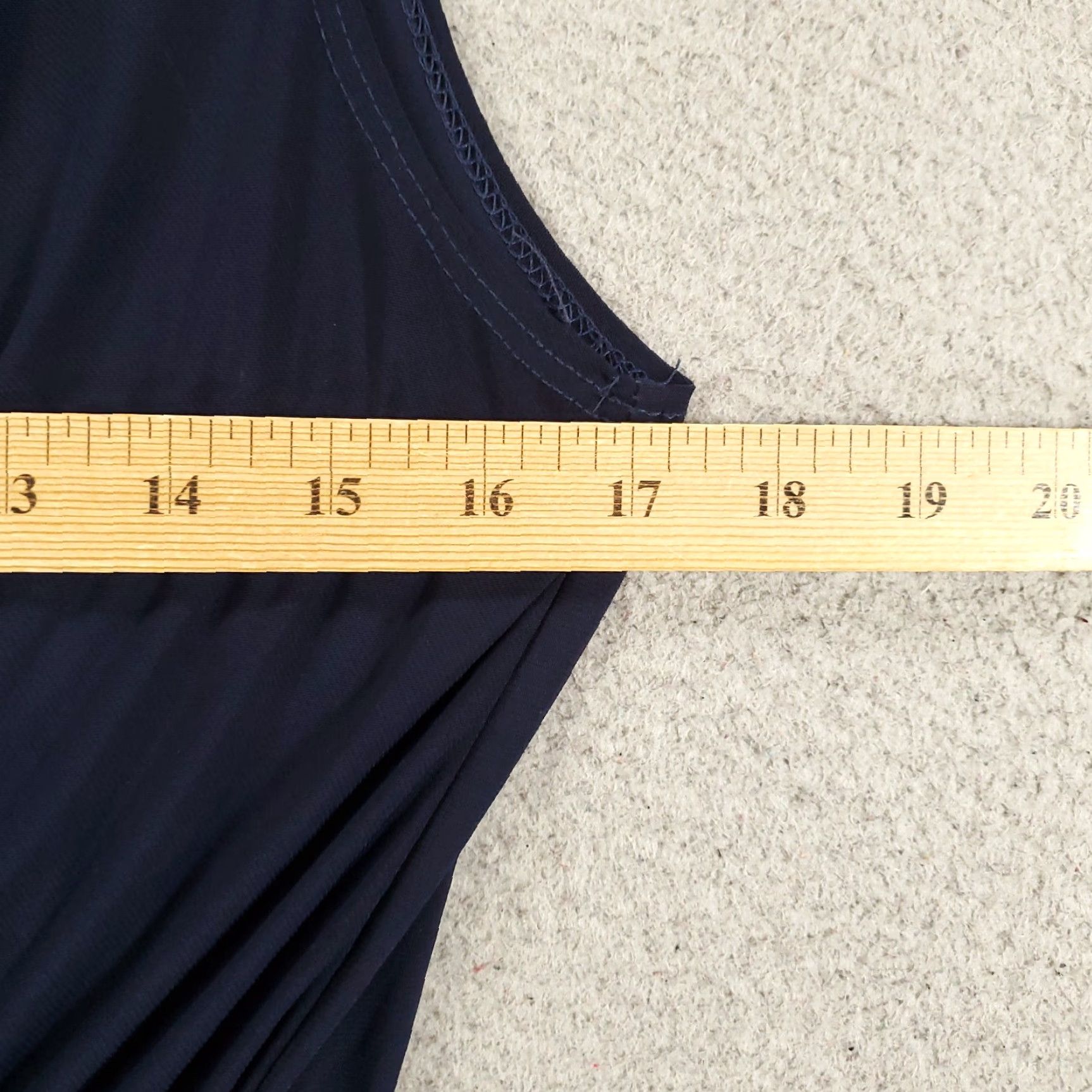 Vintage Tahari Blue Polyester Spandex Dress Wrap A-Line Fit & Flare Womens Medium Dress Tahari Size M / US 6-8 / IT 42-44 - 4 Thumbnail