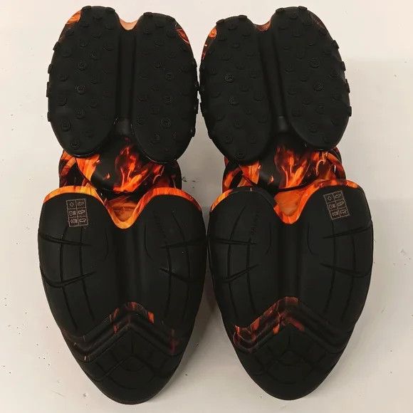 Balmain Balmain Men's Unicorn Flame Printed Low Sneakers- EU44/US11 Size US 11 / EU 44 - 12 Thumbnail