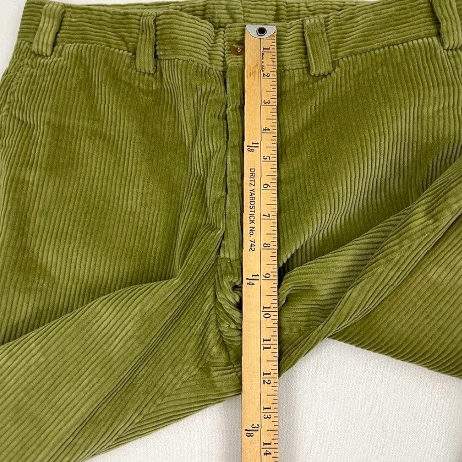 Bills Khakis Bills Khakis Pants Mens 32 x 30 Slim Taper Green 6 Wale Corduroy Prep NEW Size US 32 / EU 48 - 7 Thumbnail