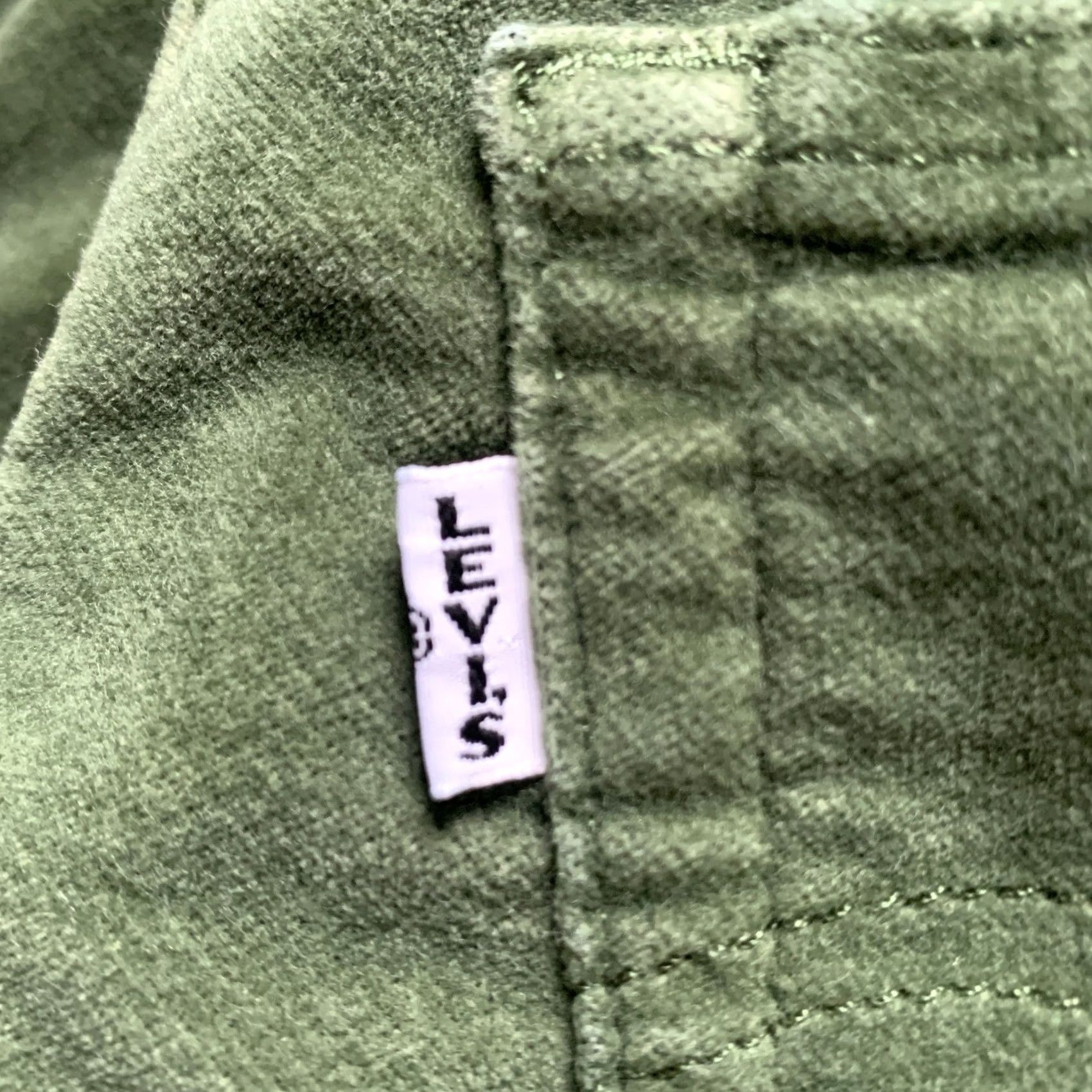 Levi's Levi's 726 Flare Velour Pants Women Size 28 Green Premium Y2K Preppy Vintage? Size 28" / US 6 / IT 42 - 7 Thumbnail